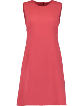 A Line Wool Crepe Dress