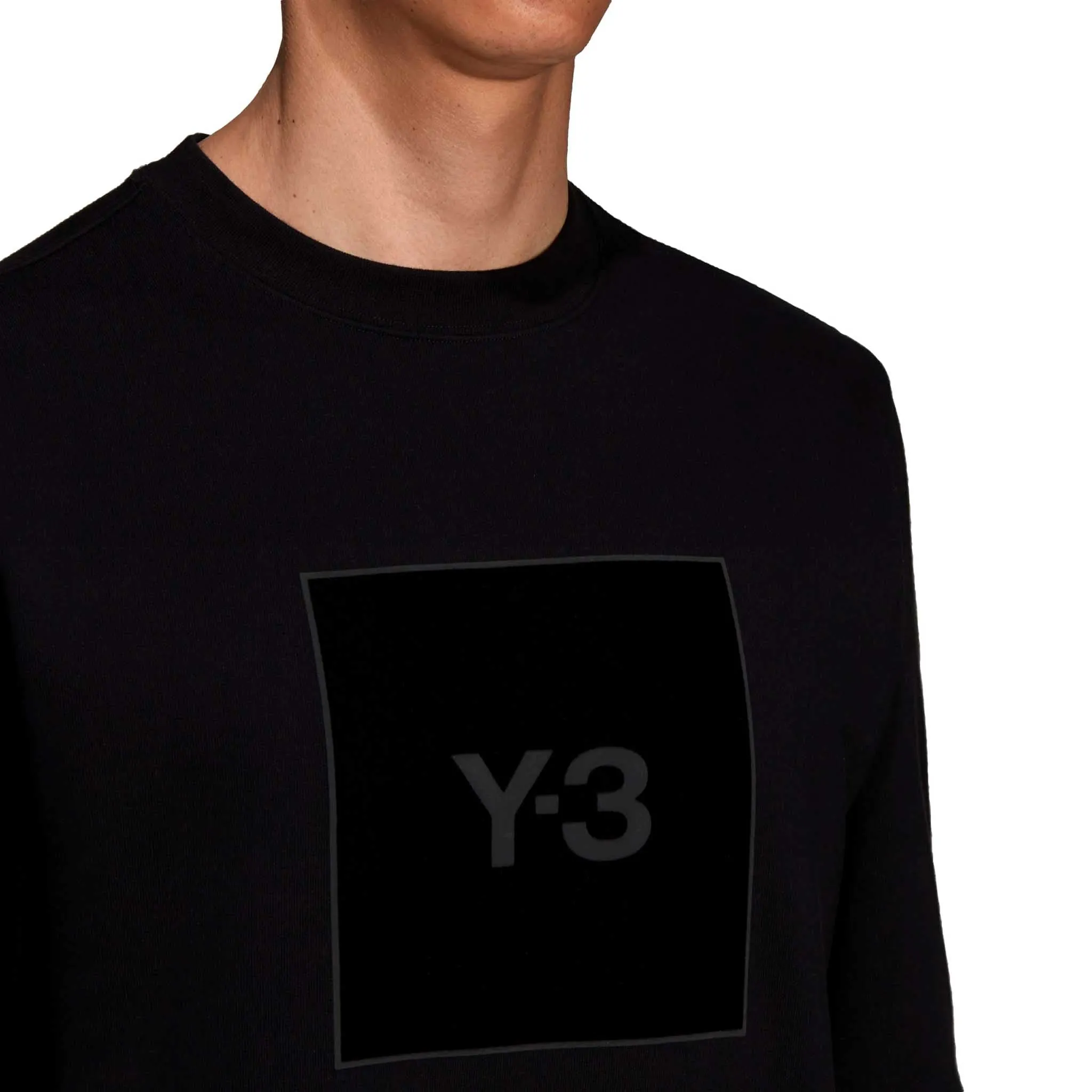 ADIDAS Y-3 Square Label G Crew Black