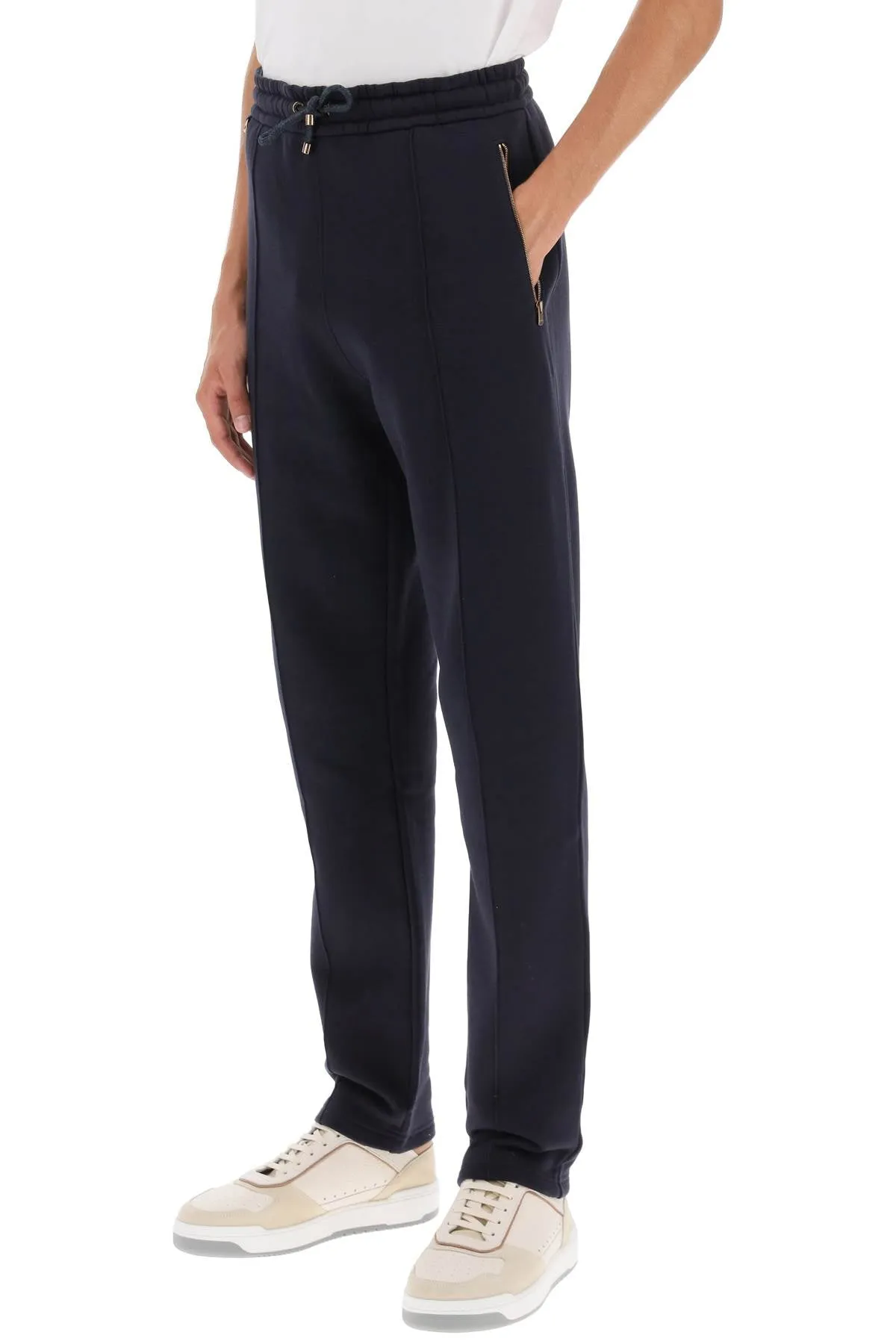 Agnona cotton and cashmere joggers