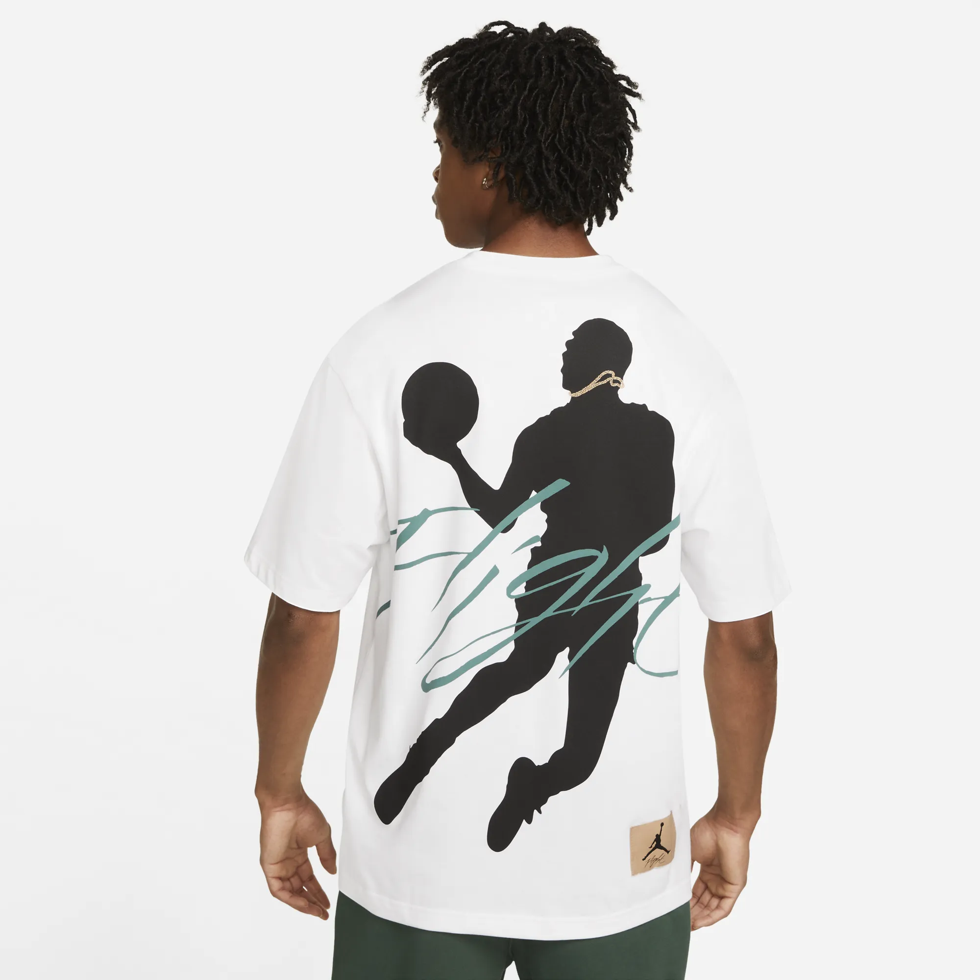 Air Jordan Mens Flight Heritage Tshirt 'White'