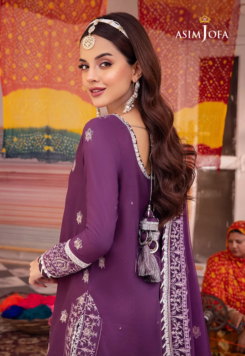 AJAB-08 EMBROIDERED LAWN SILK 3 PCS