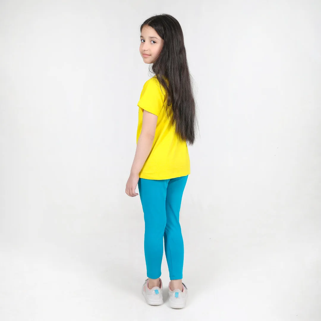 Aloha Yellow Girls T-Shirt