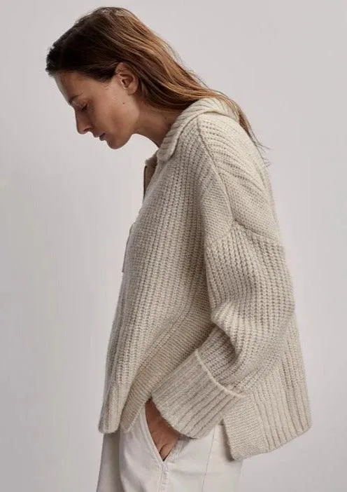 Amelia Half Zip Knit Sweater