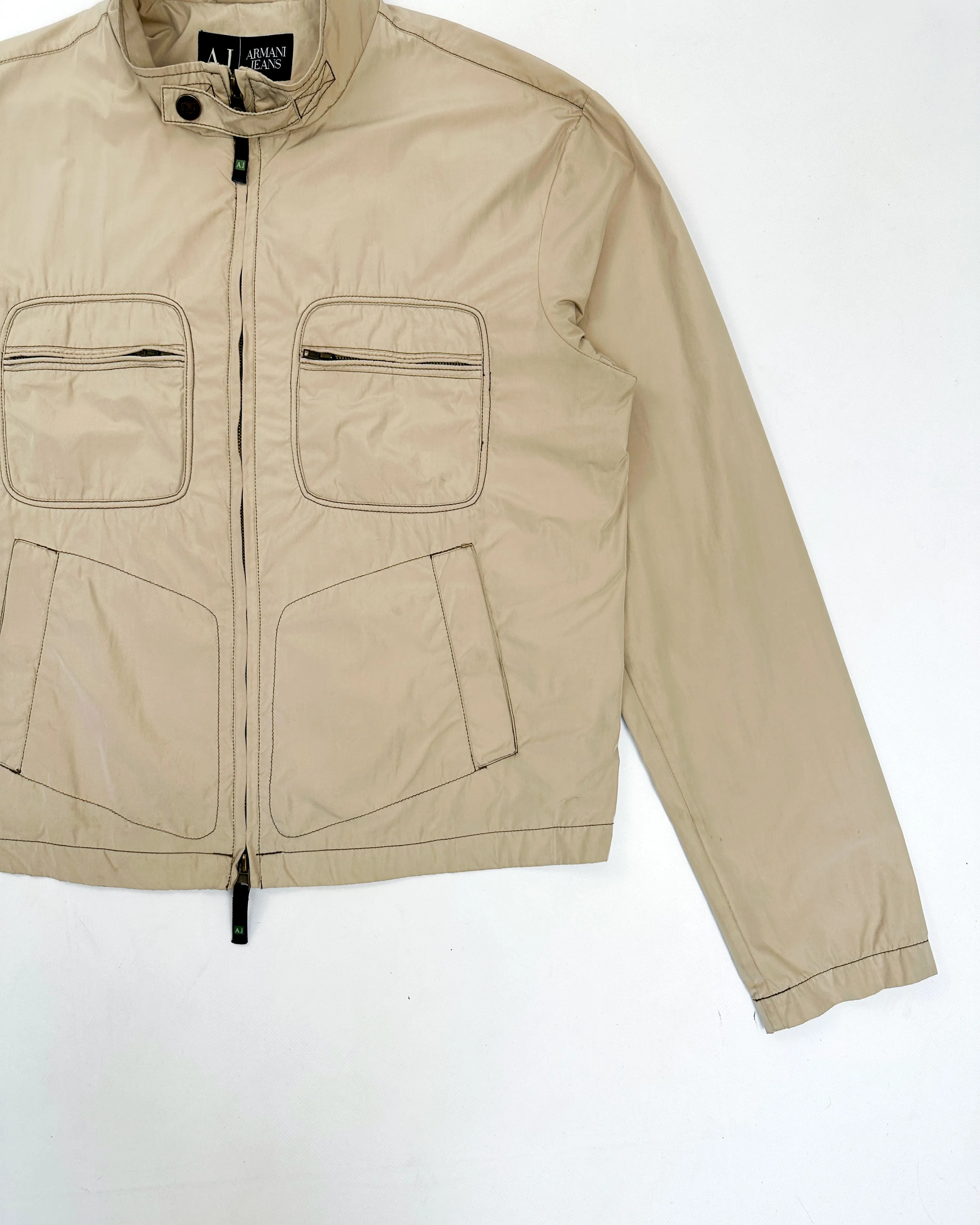 Armani Light Nylon Sand Jacket 2000's