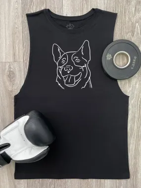 Australian Cattle Dog Axel Drop Armhole Muscle Tank