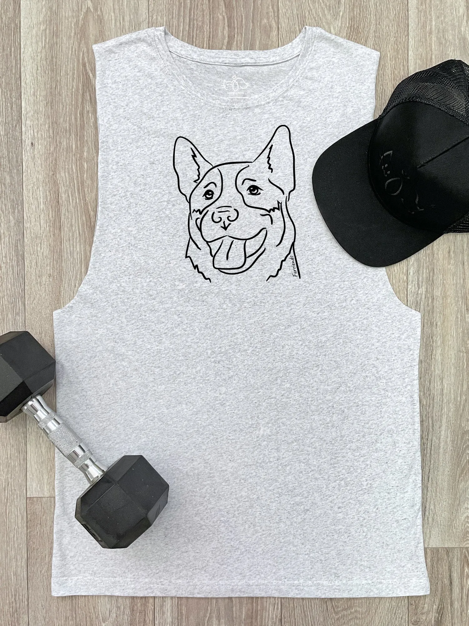 Australian Cattle Dog Axel Drop Armhole Muscle Tank