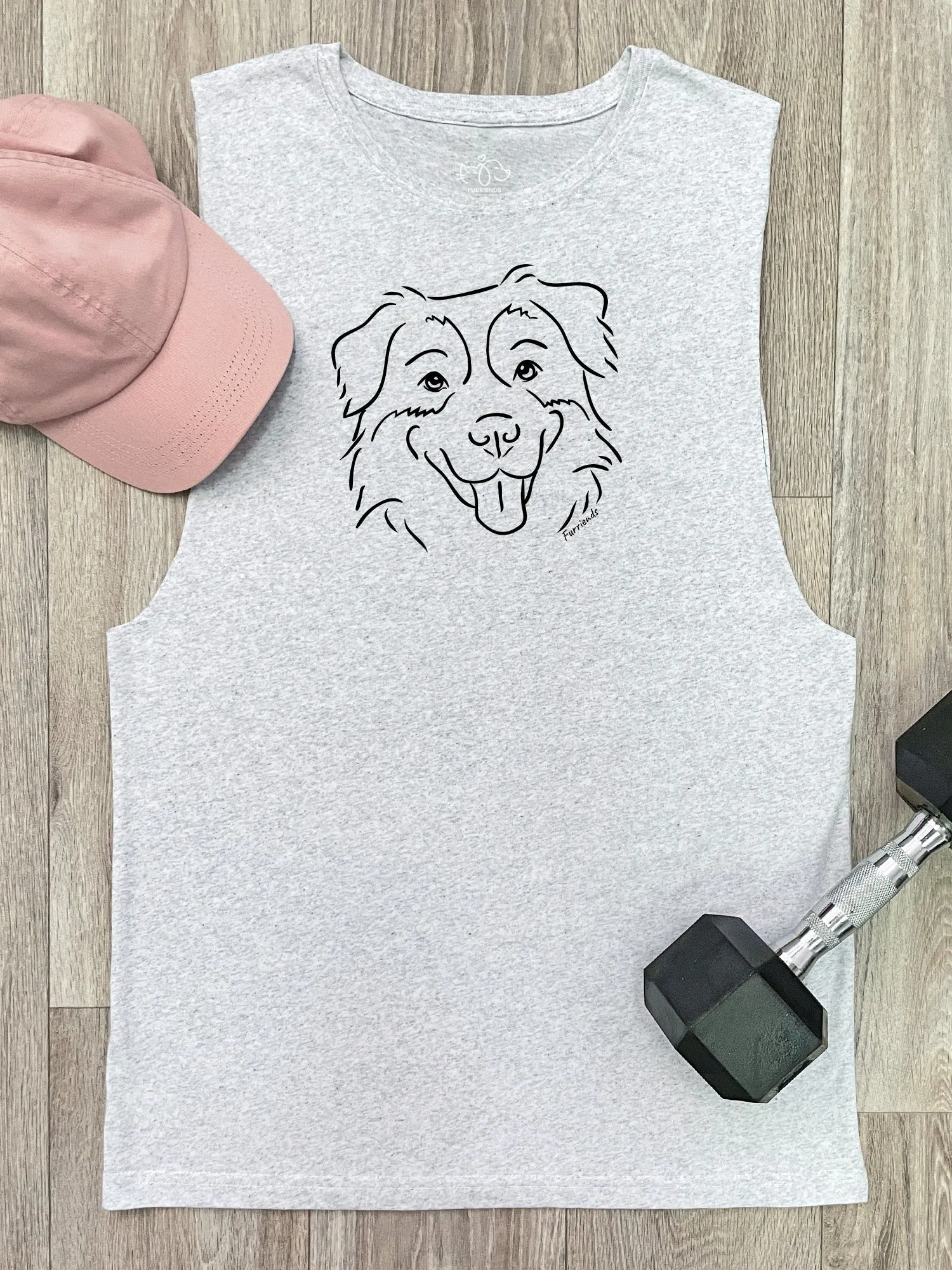 Australian Shepherd Axel Drop Armhole Muscle Tank