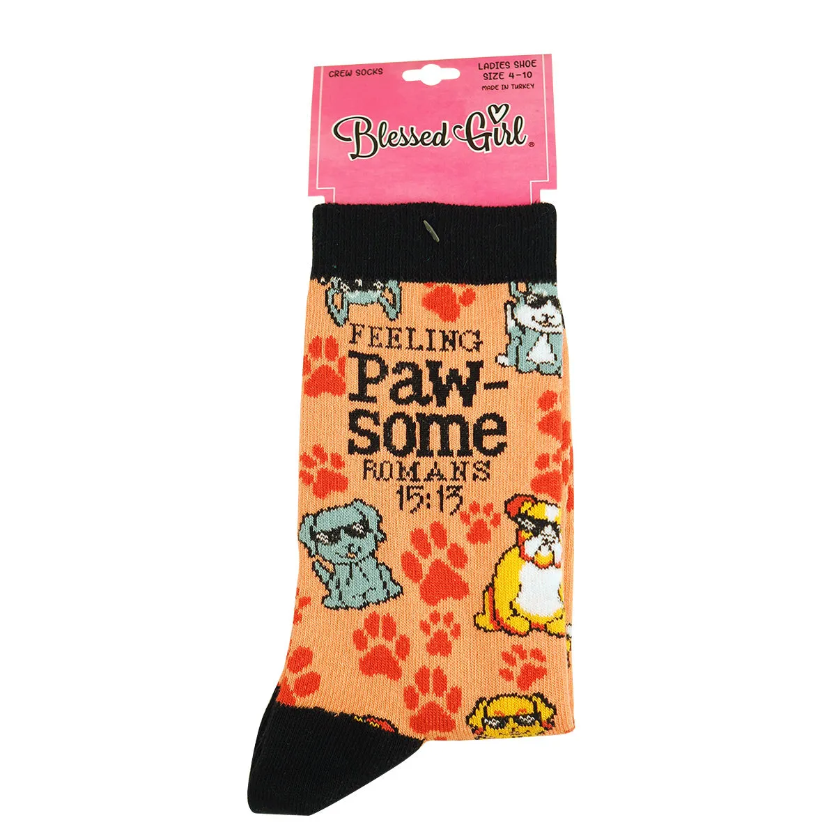 Blessed Girl Womens Socks Pawsome