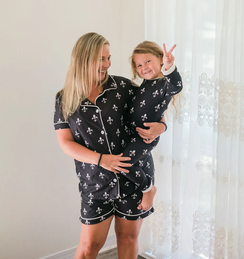 Buttflap Pajamas - Fleur de Lis