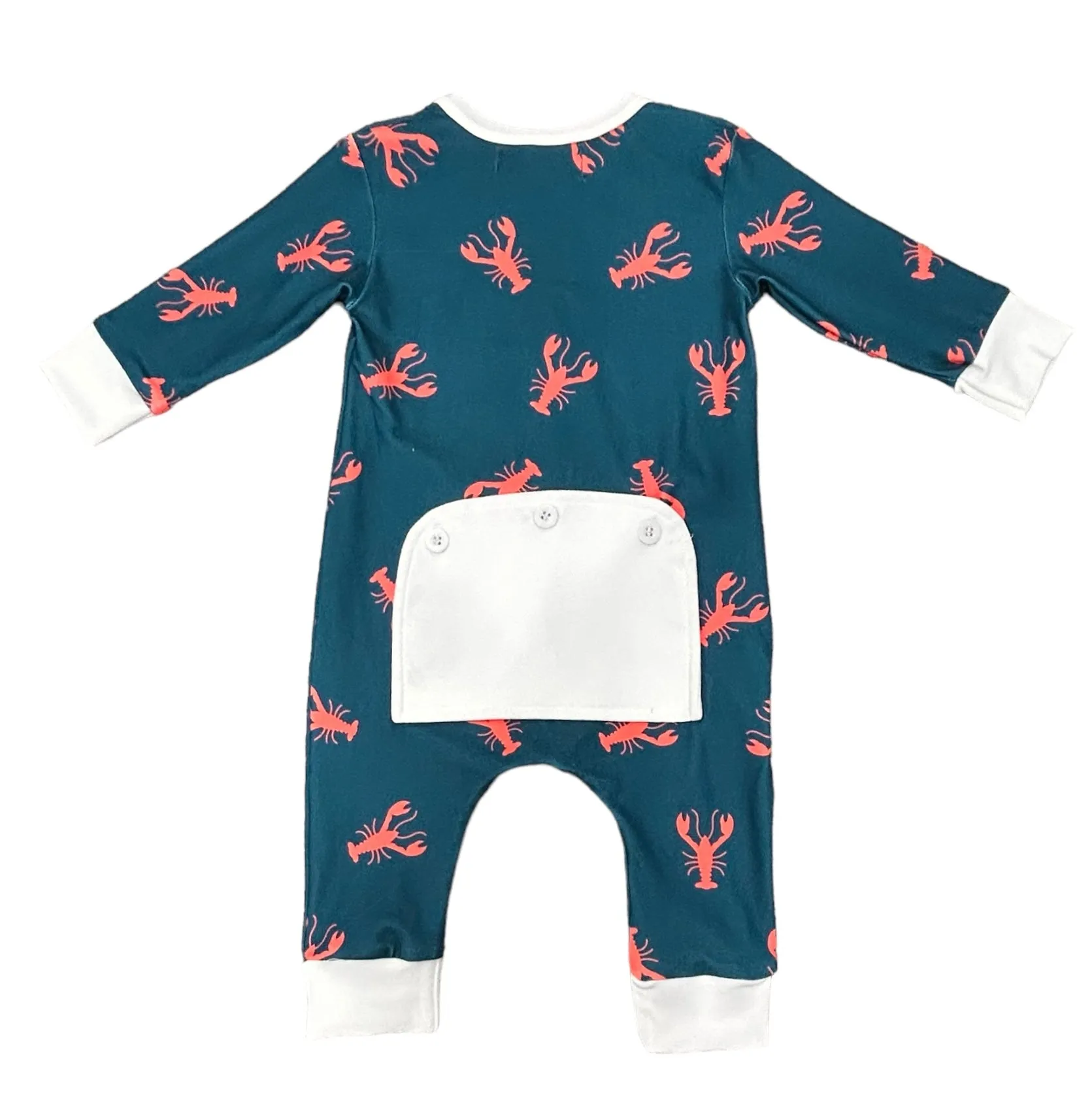 Buttflap Pajamas - Navy Crawfish