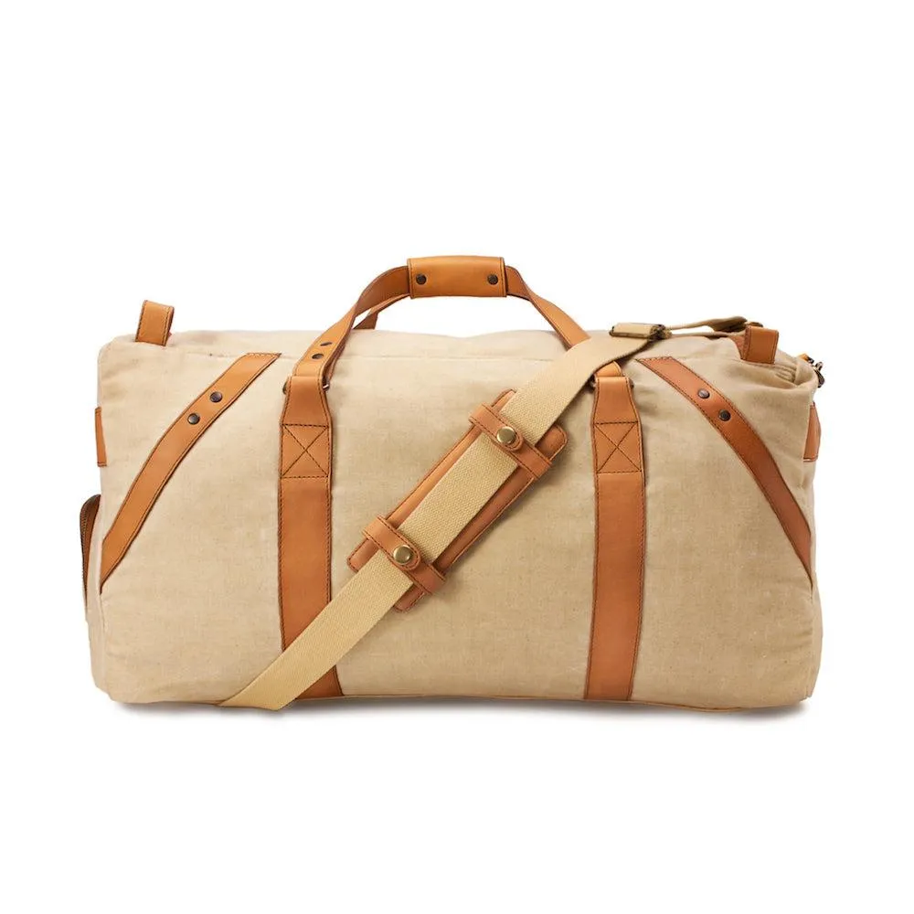 Campaign Waxed Canvas Large Duffle Bag