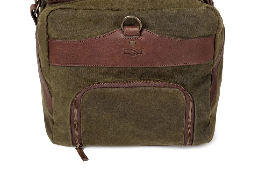 Campaign Waxed Canvas Large Duffle Bag