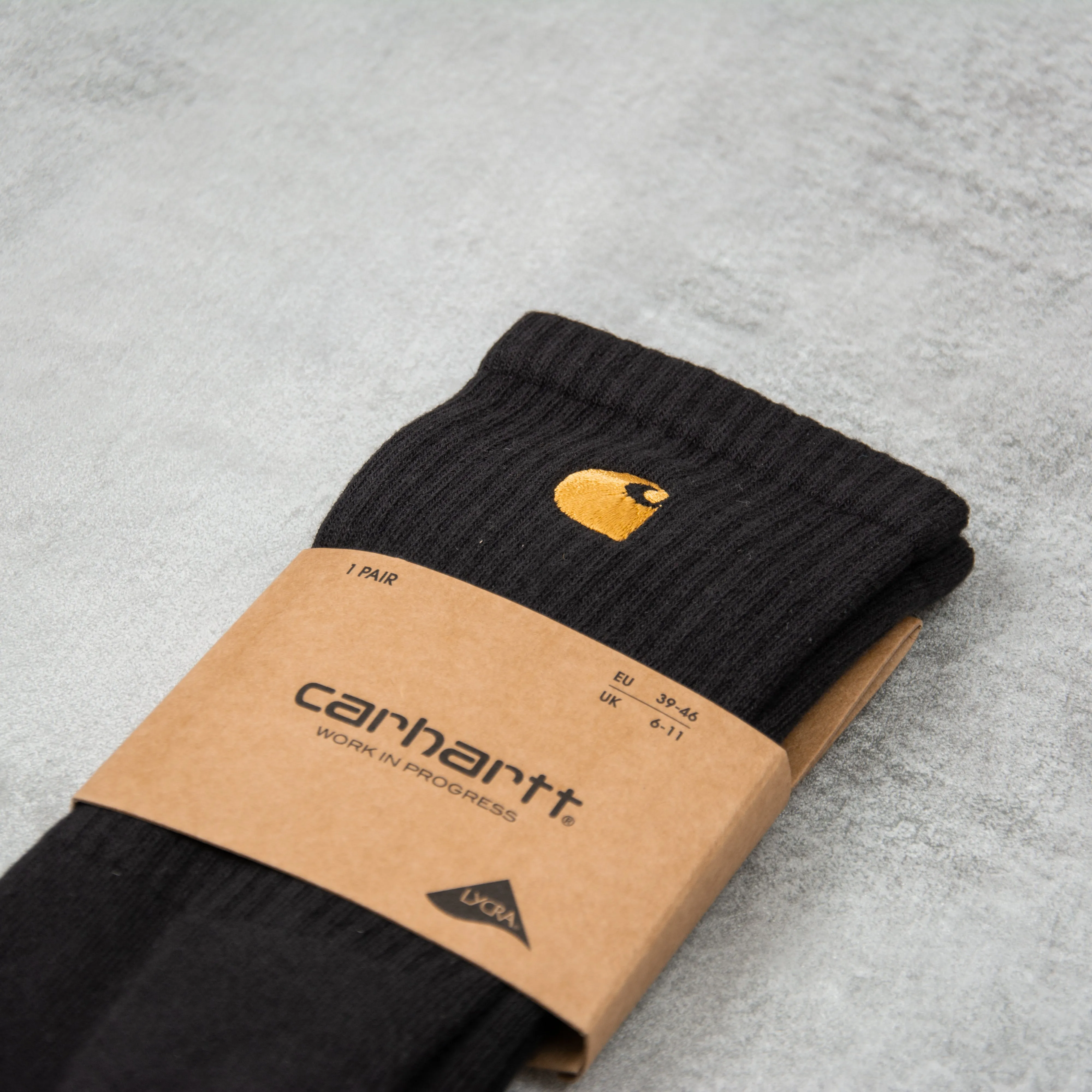 Carhartt WIP Chase Socks - Black