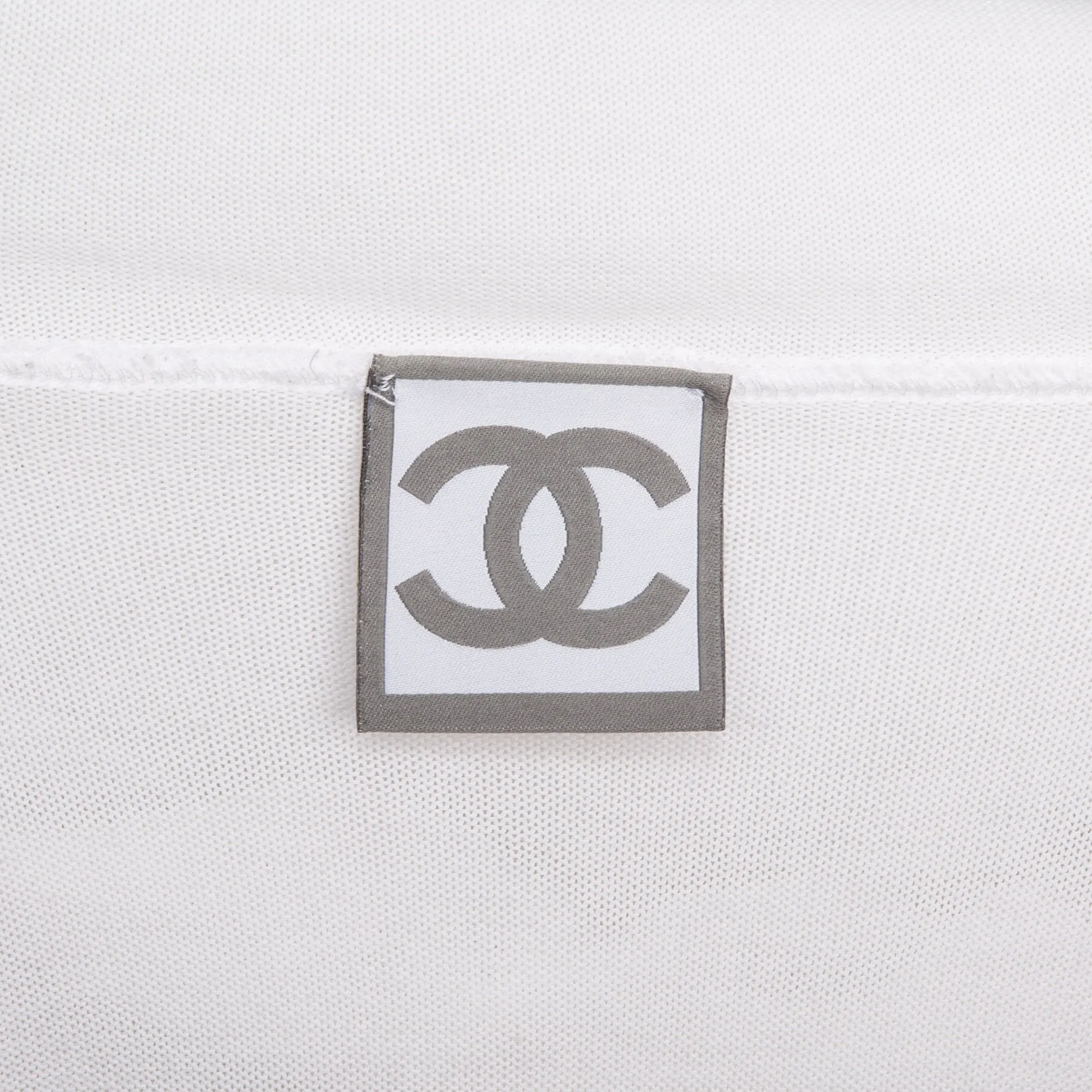 Chanel Cruise 2007 Logo Tape Hoodie Zip Jacket