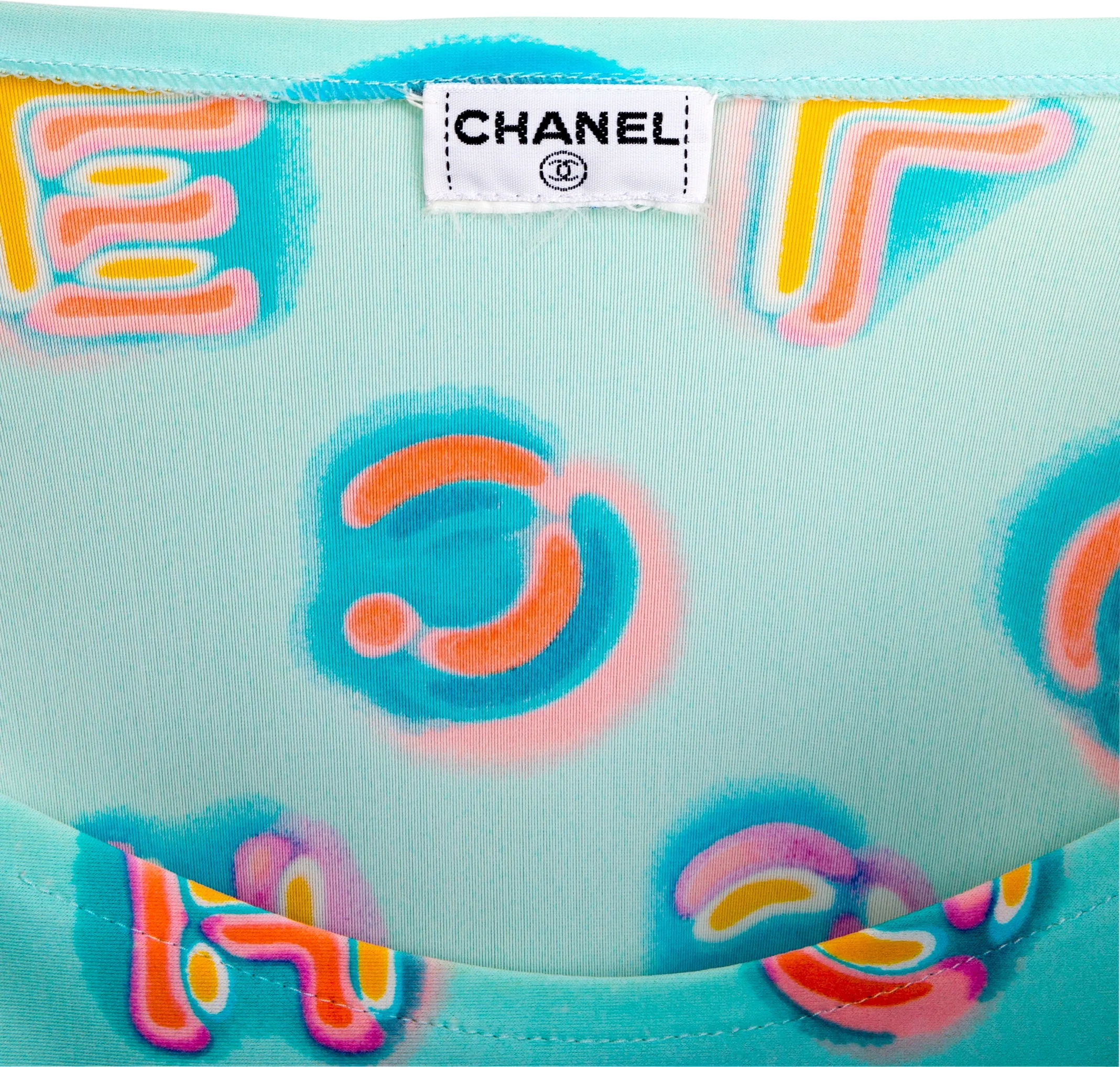 Chanel Spring 1997 Alpha Logo Mini Dress