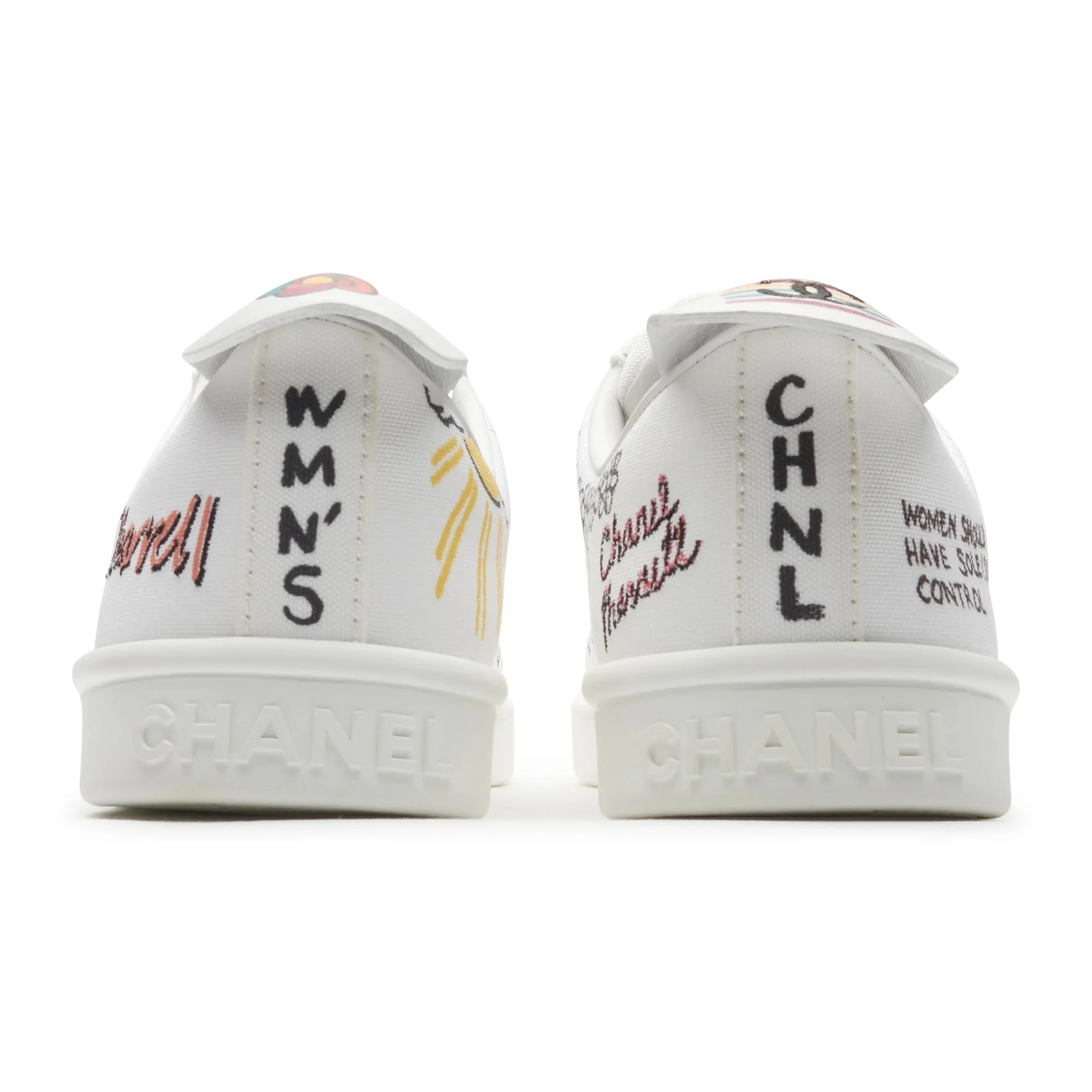 Chanel x Pharrell White Canvas Sneaker - Preloved