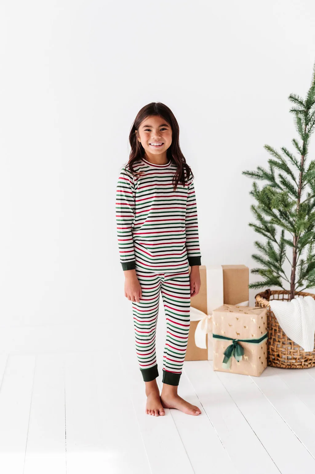 Children's Holiday Stripe Pajama Set