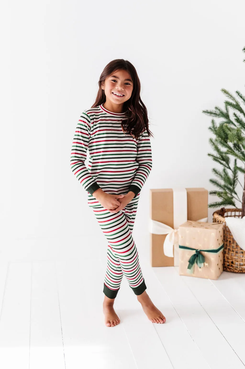 Children's Holiday Stripe Pajama Set