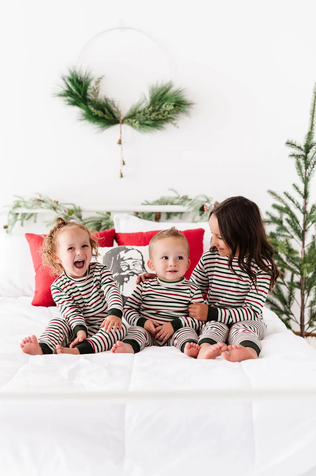 Children's Holiday Stripe Pajama Set