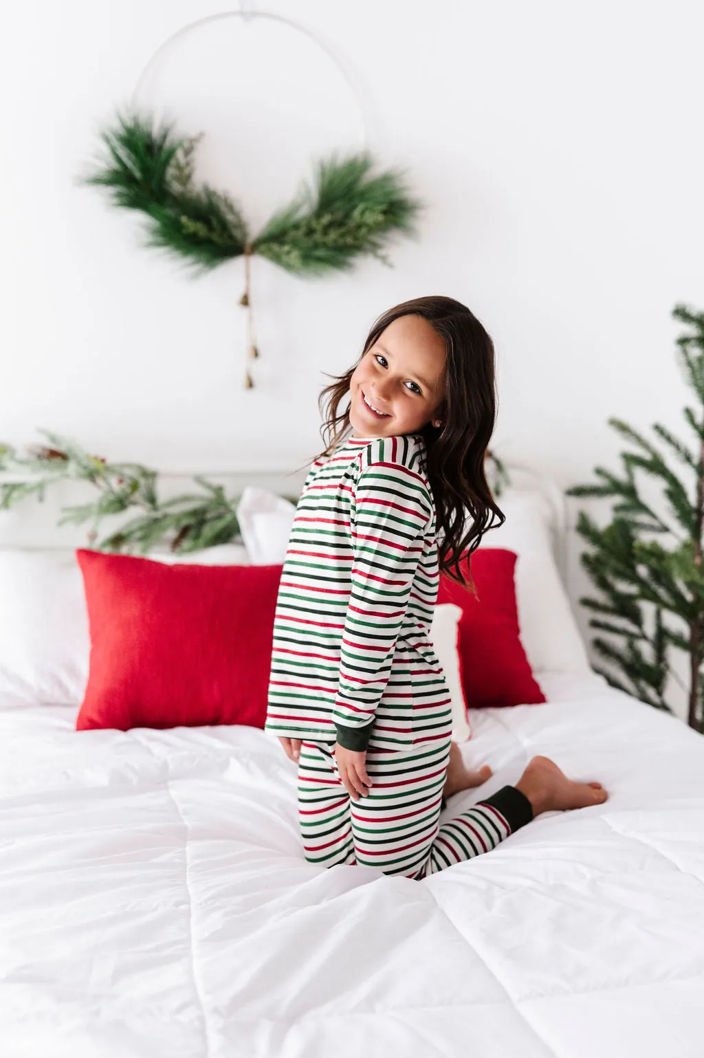 Children's Holiday Stripe Pajama Set