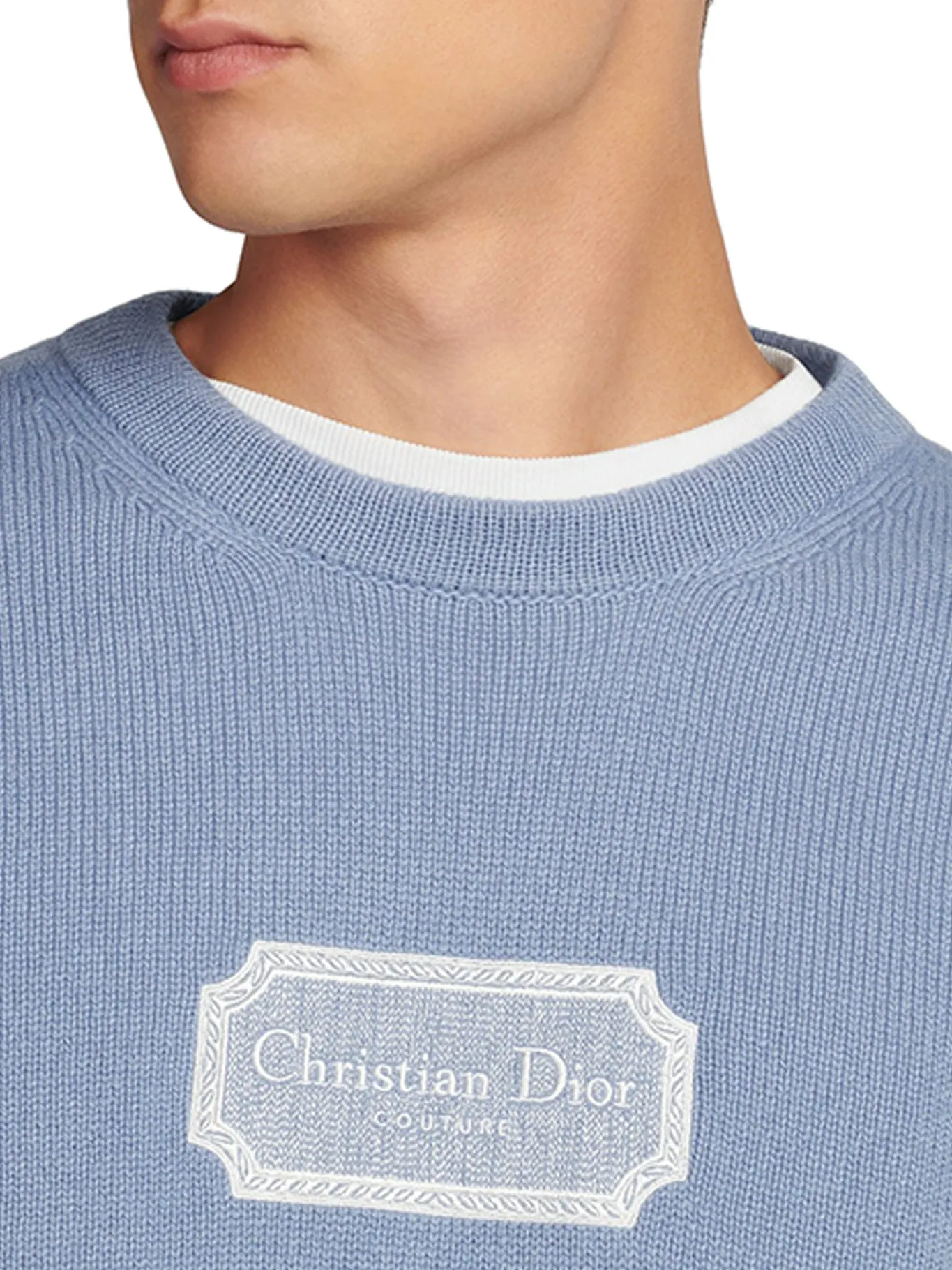 Elegant Christian Dior Couture Cashmere Sweater - Luxurious Designer Knitwear for Chic Style