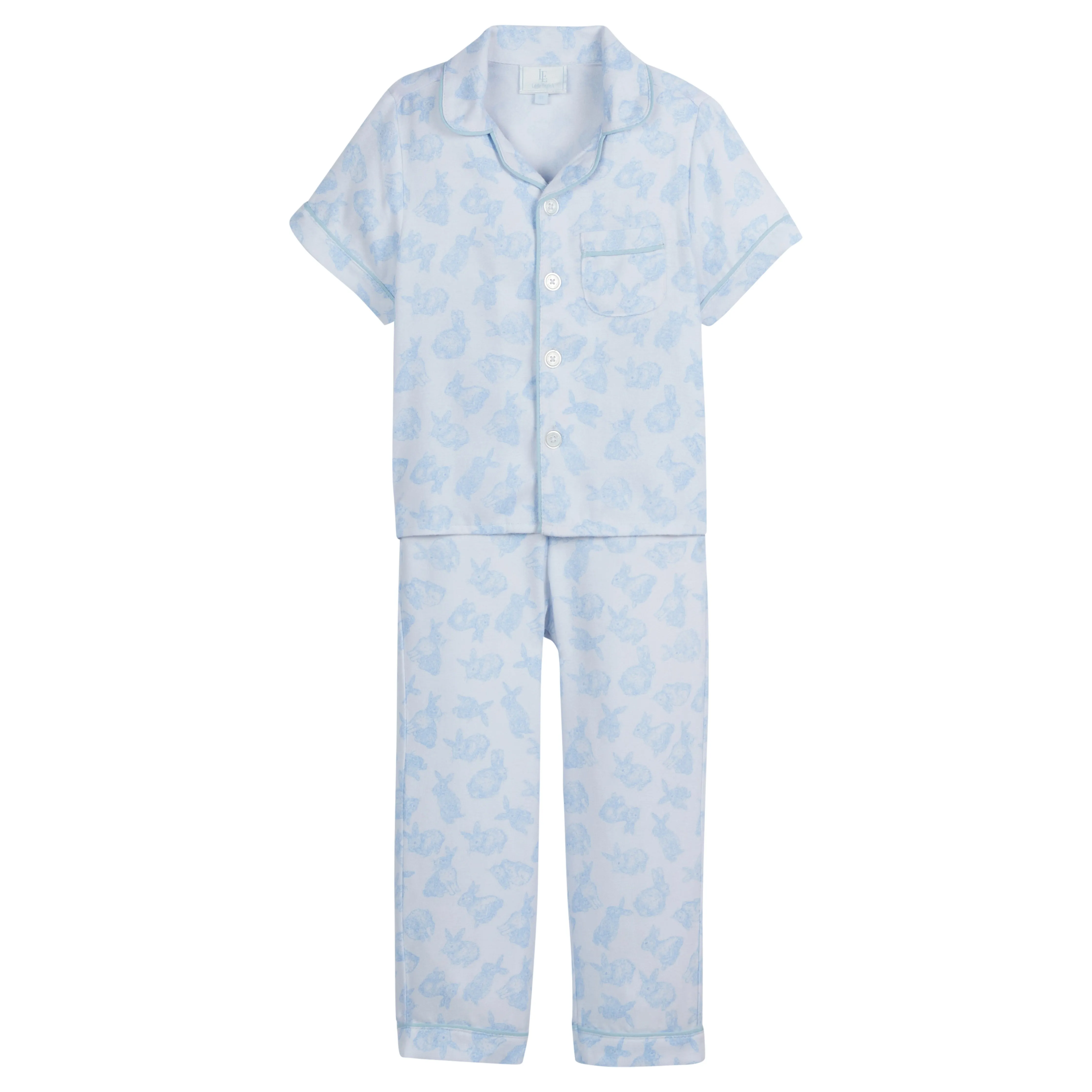 Classic Short Sleeve Pajama Set - Bunnies