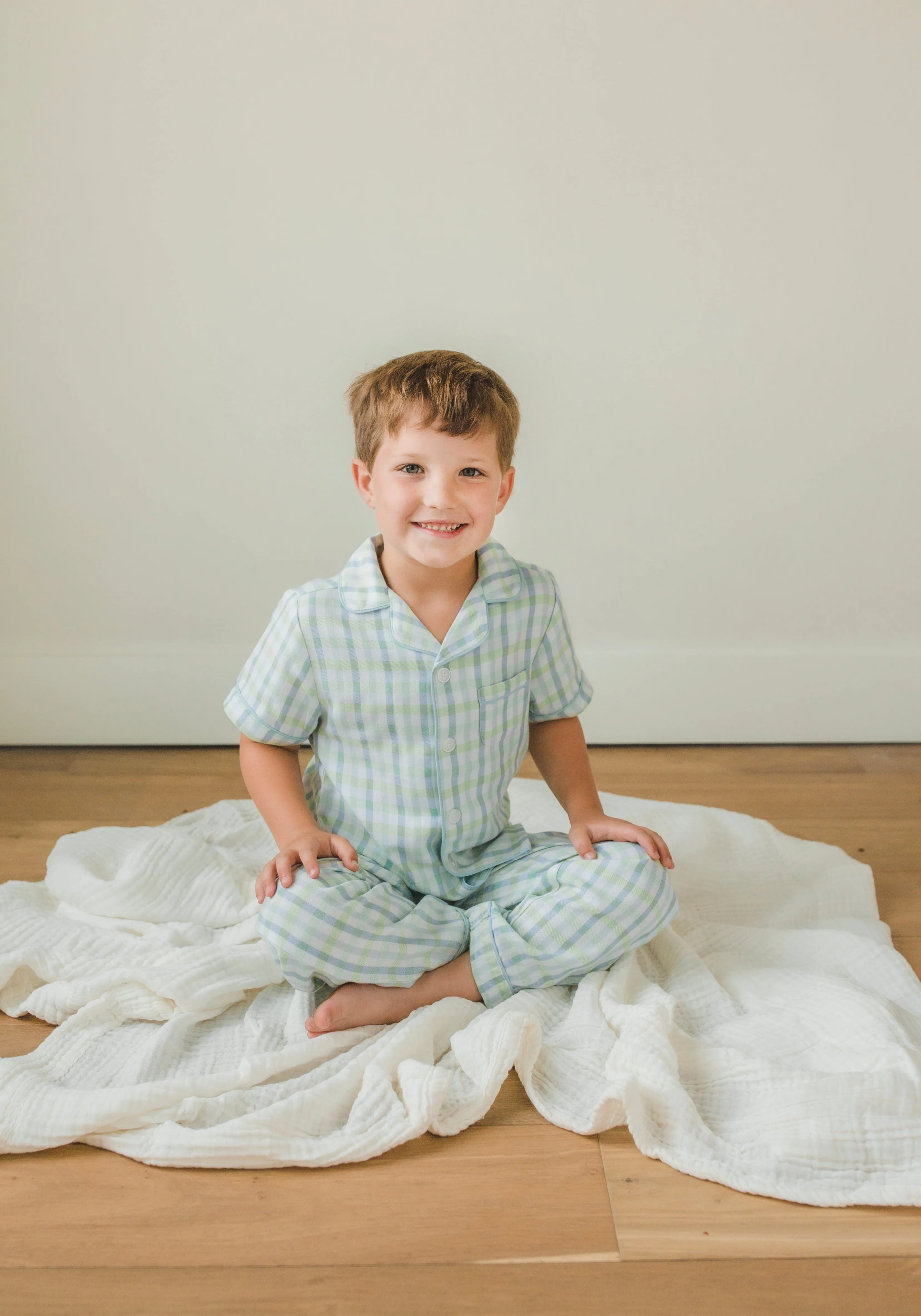 Classic Short Sleeve Pajama Set - Wingate Plaid