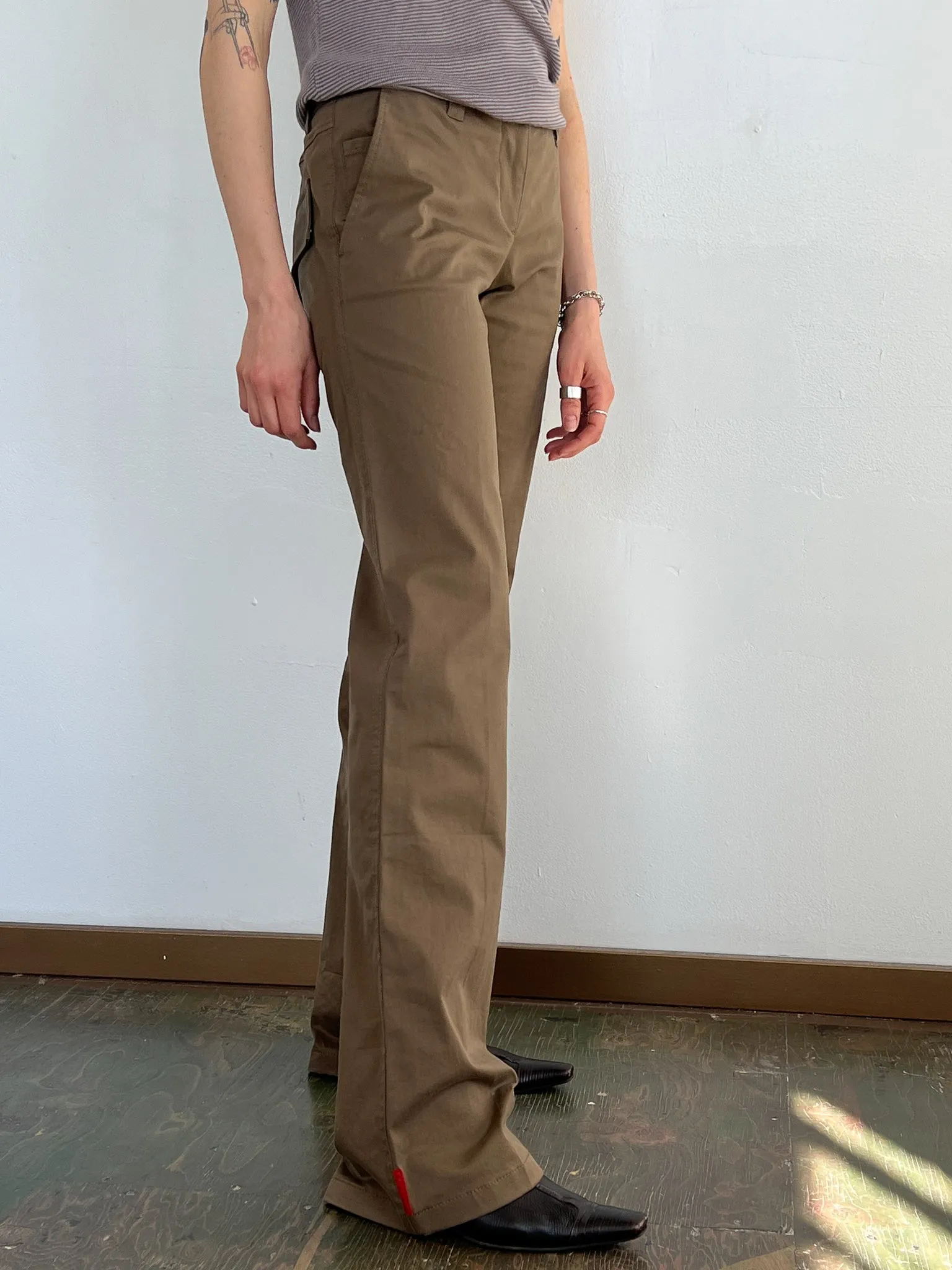 Cocoa Prada Low Rise Pants (M)