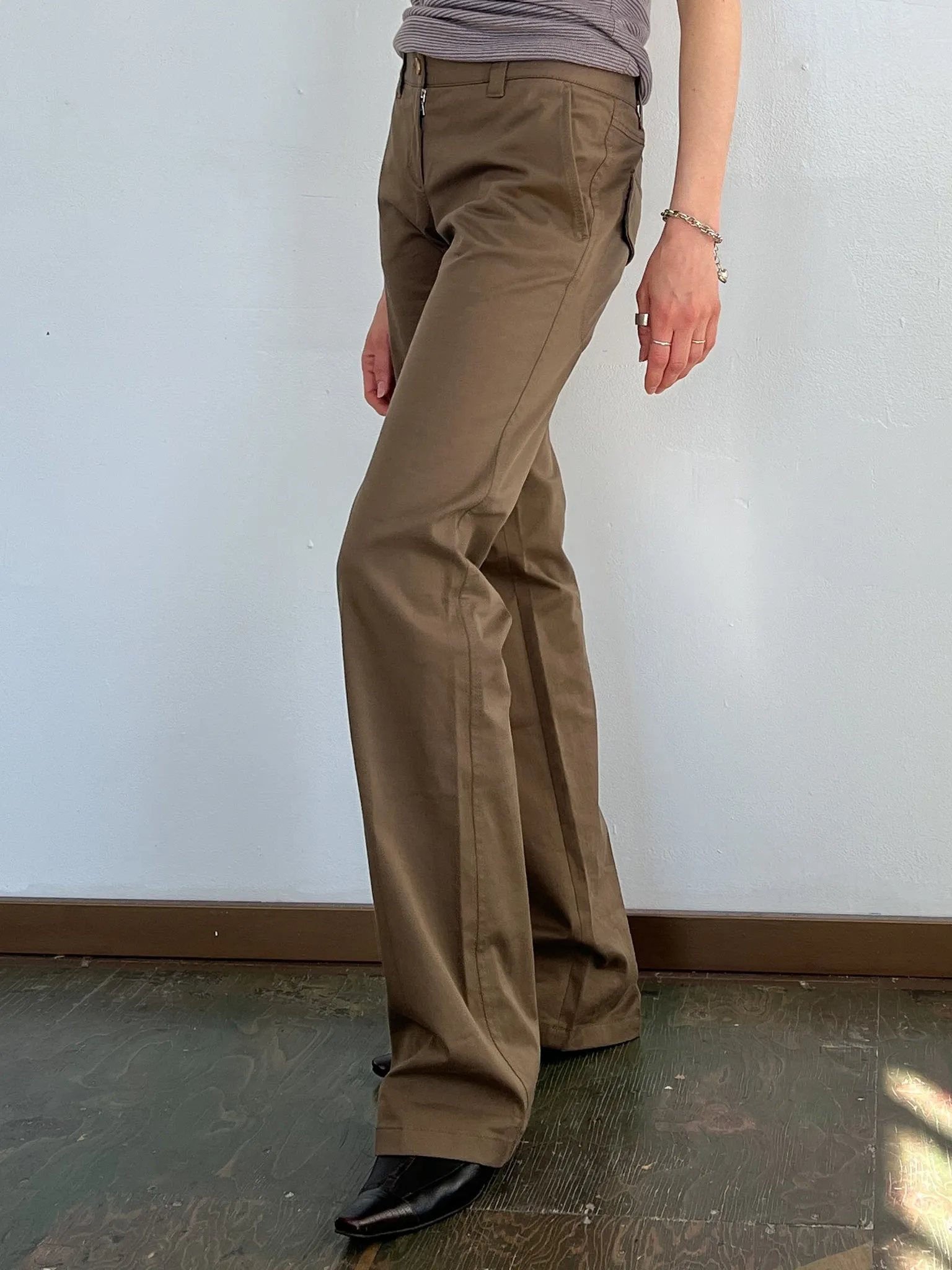 Cocoa Prada Low Rise Pants (M)