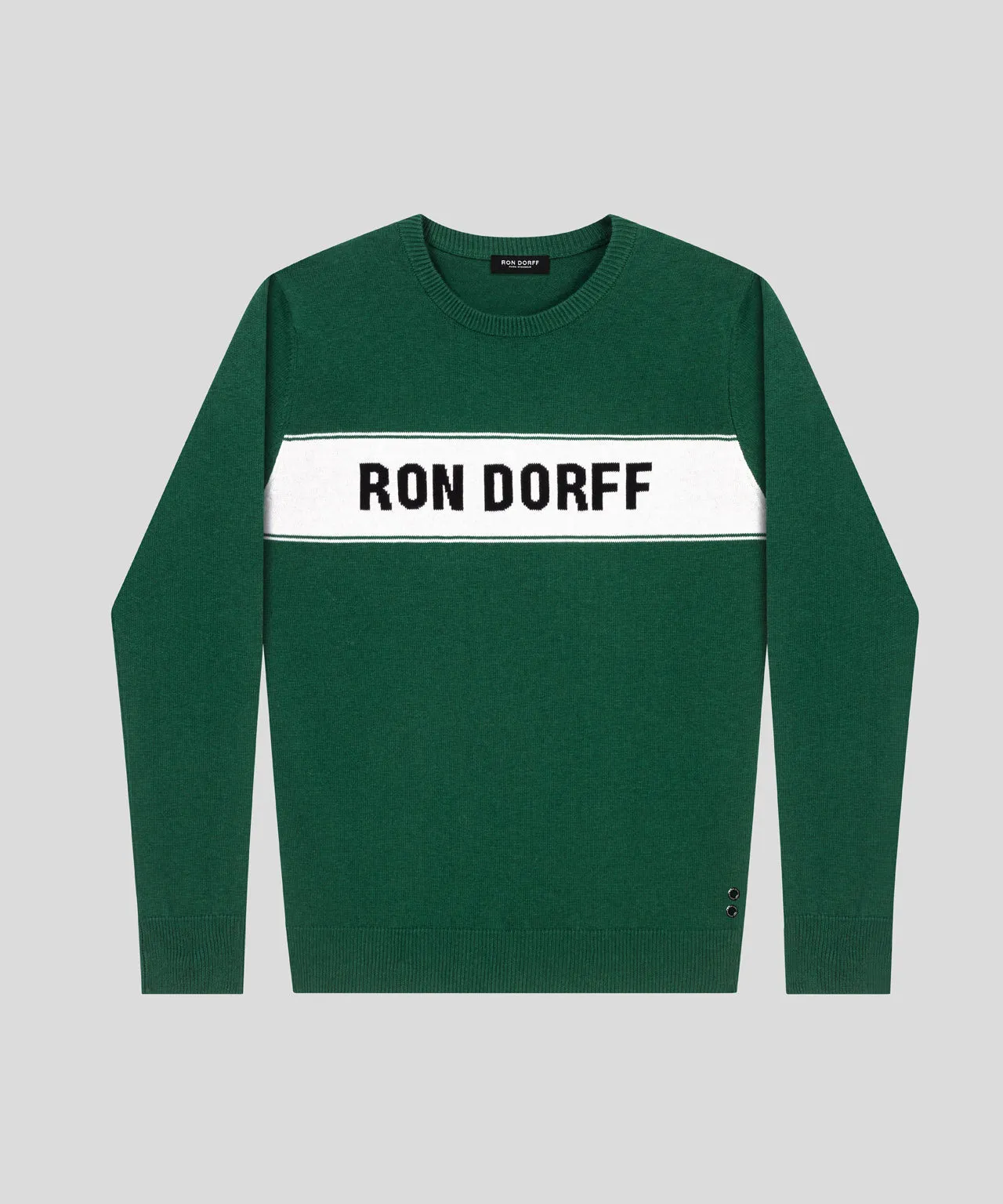 Cotton-Wool RON DORFF Sweater: Chalet Green