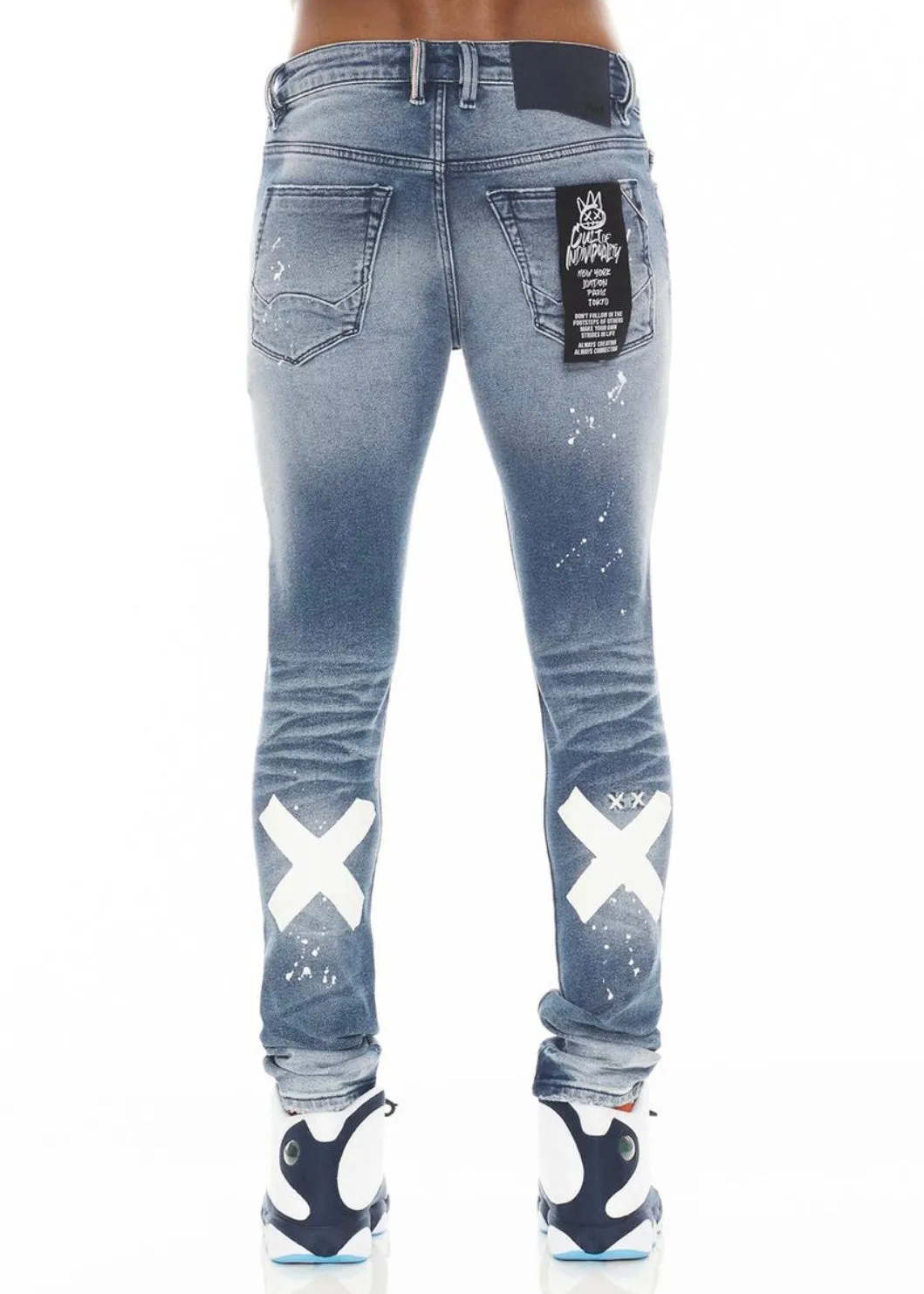 Cult “Tape” Skinny Jeans