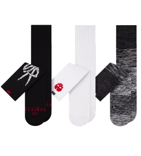 Cushion Crew Socks 3 Pack