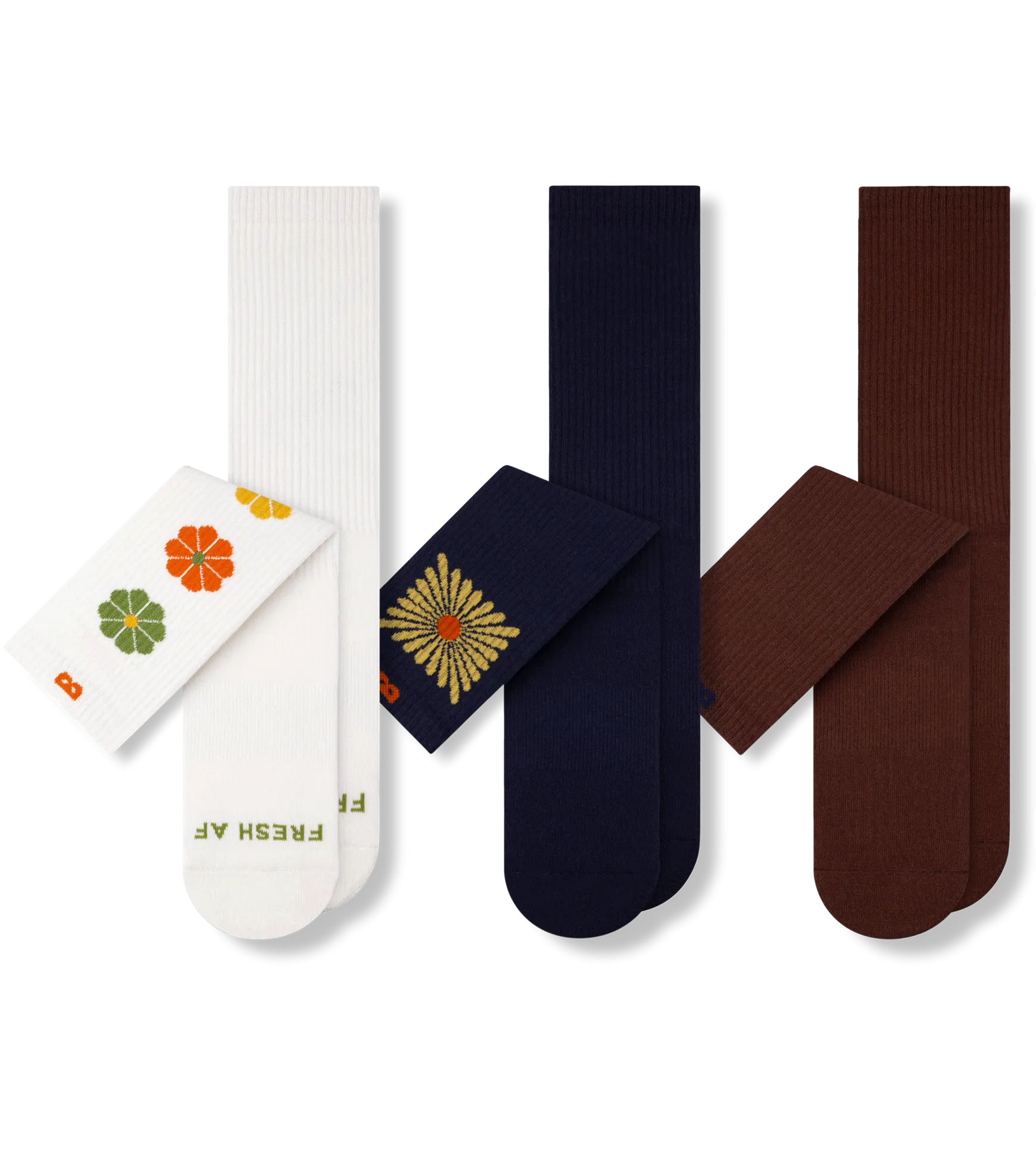 Cushion Crew Socks 3 Pack