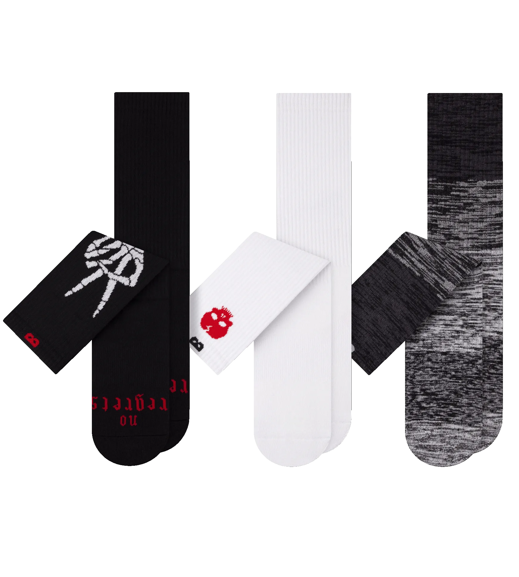 Cushion Crew Socks 3 Pack