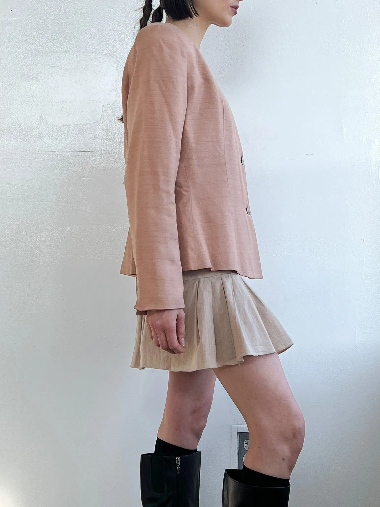 Dior Pale Pink Suit Jacket (M)