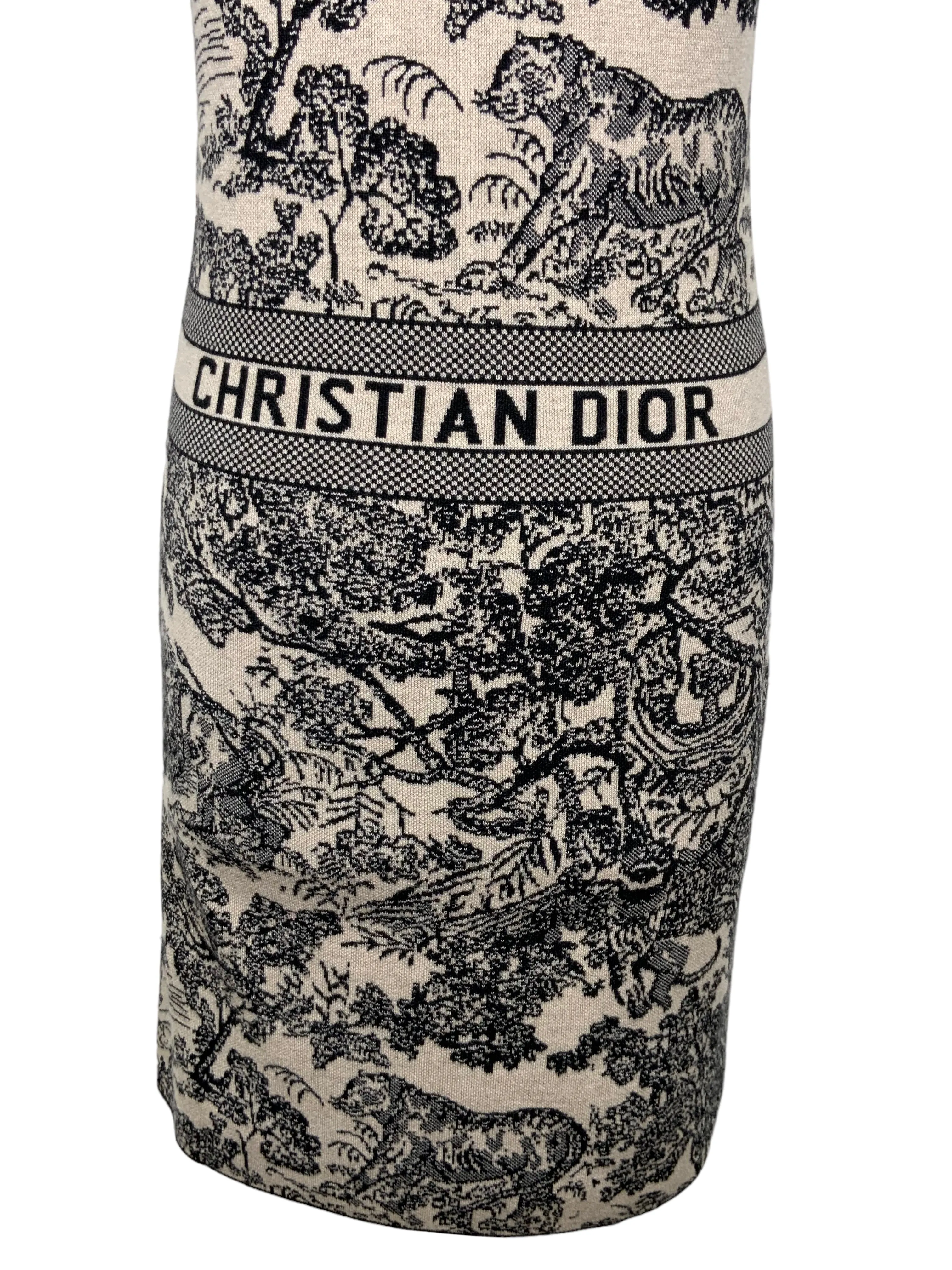 Dior Toile de Jouy Jungle Printed Dress Size M