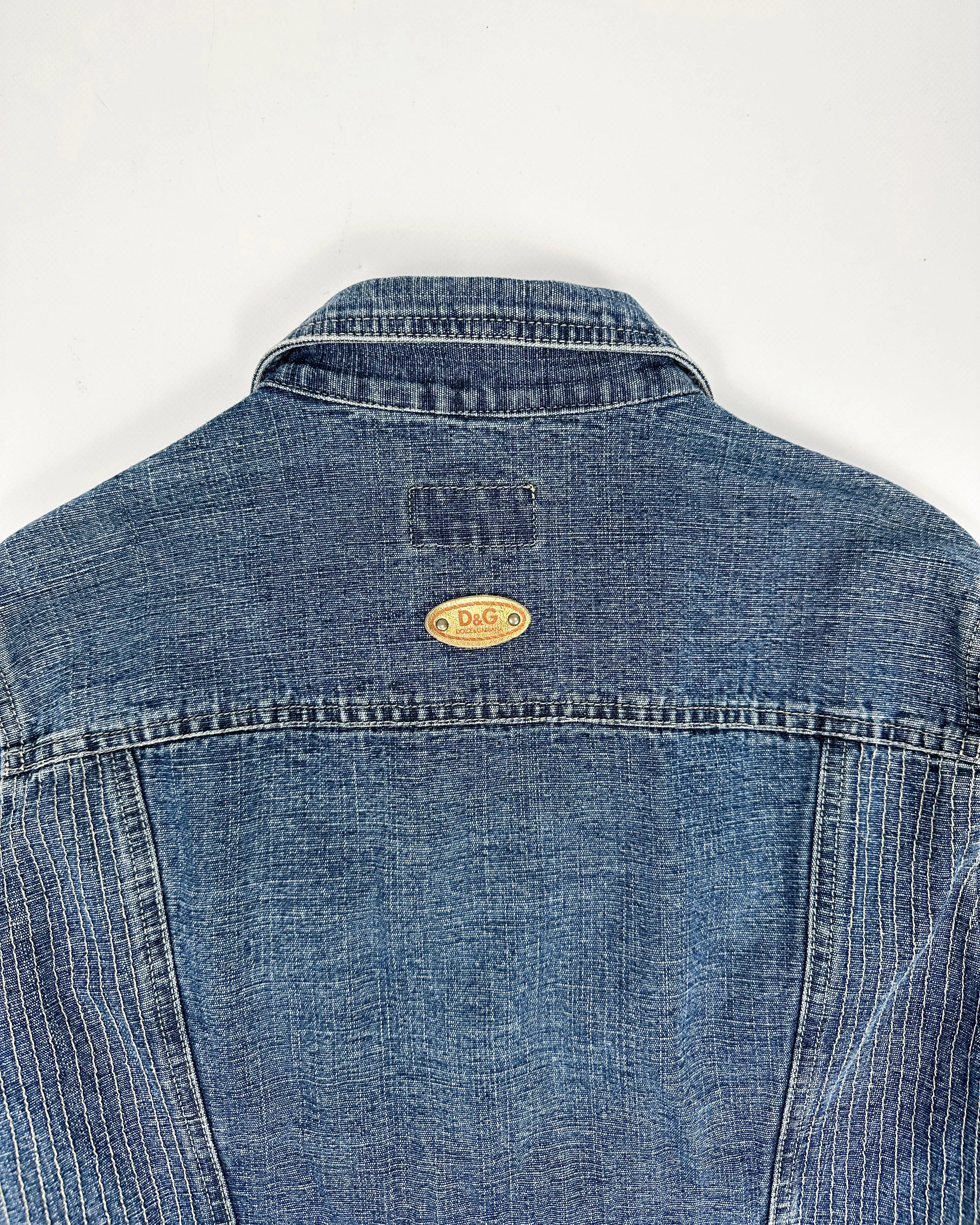 Dolce & Gabbana Denim Stitch Jacket 2000's