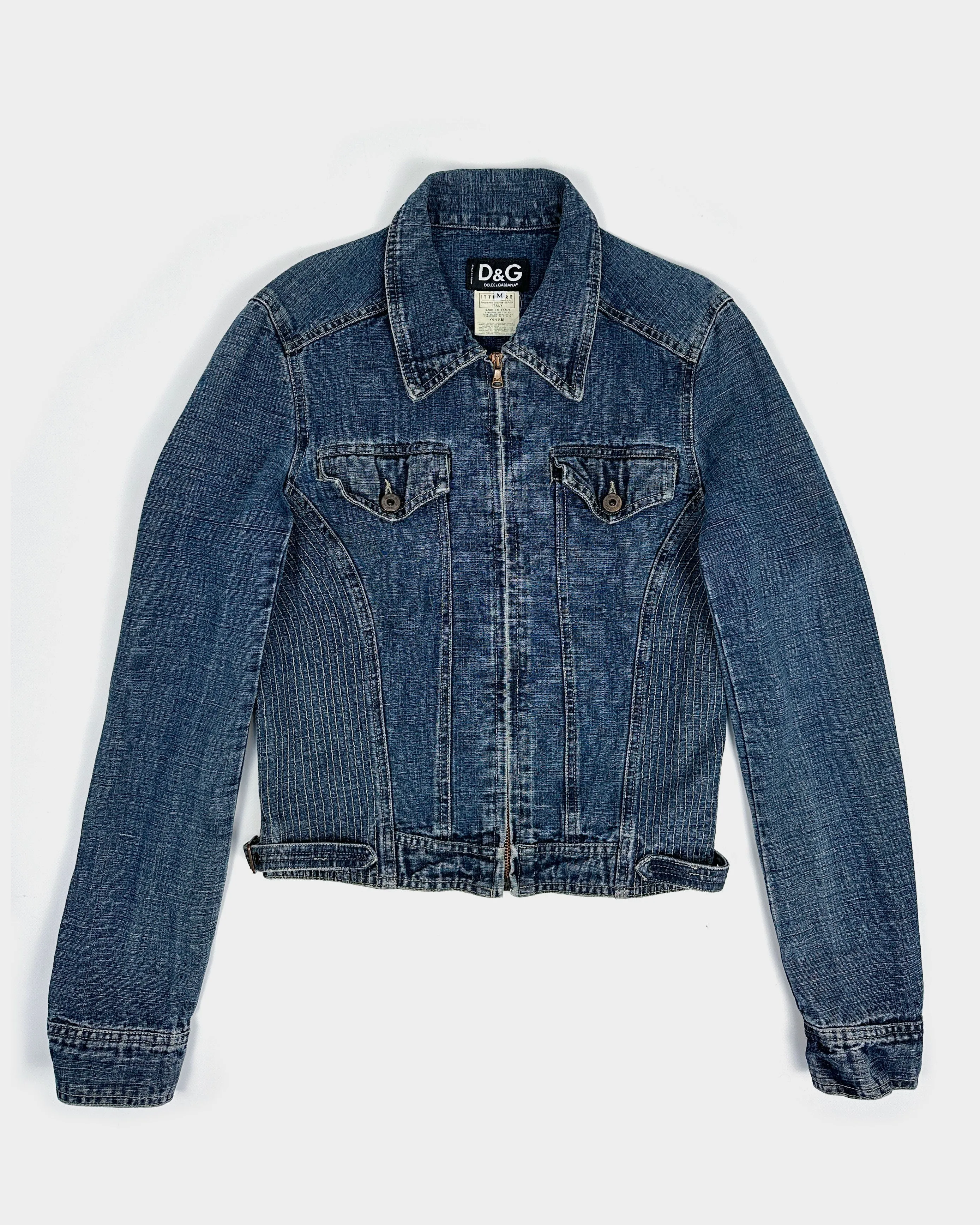 Dolce & Gabbana Denim Stitch Jacket 2000's