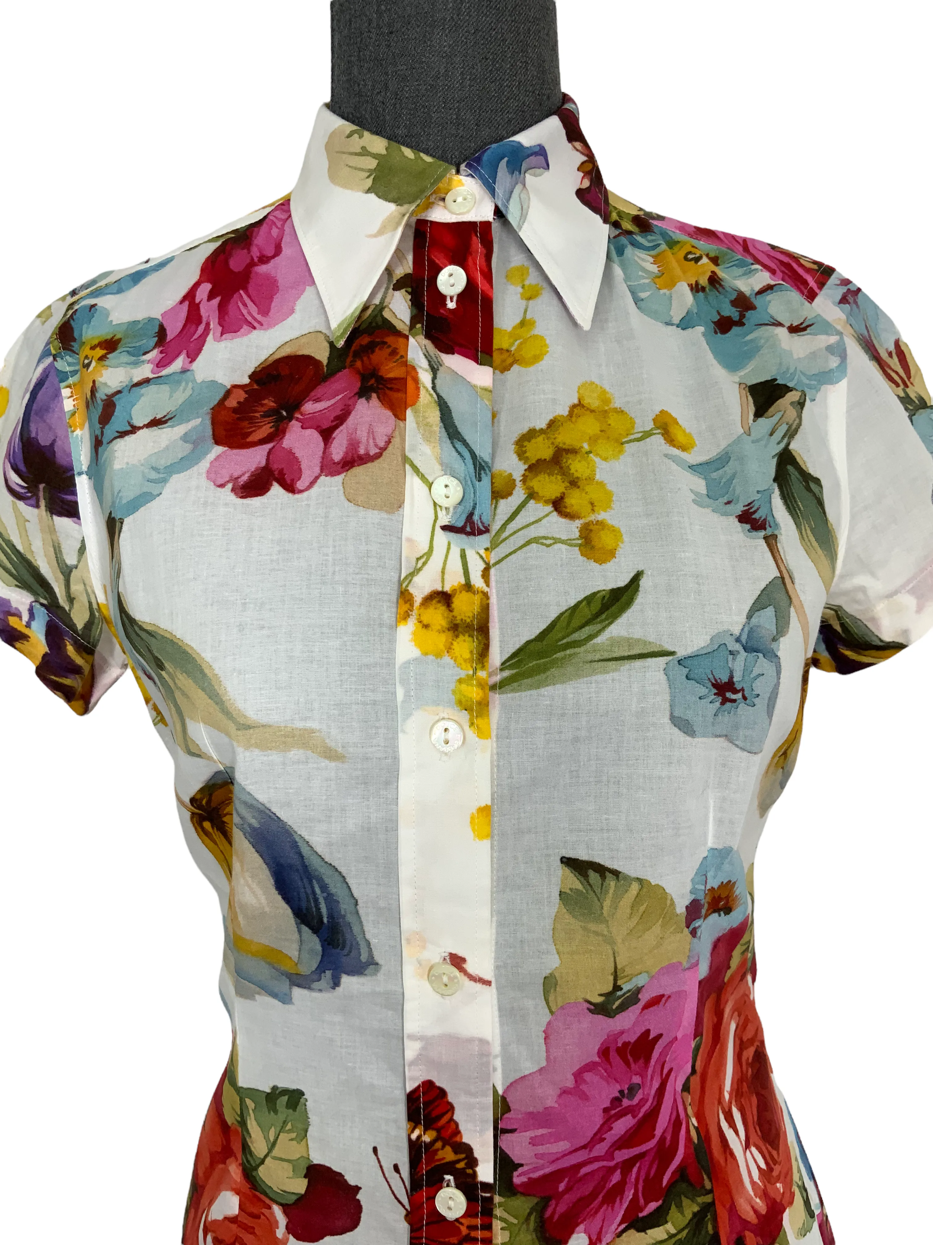 Dolce & Gabbana Floral Cotton T-Shirt Size S