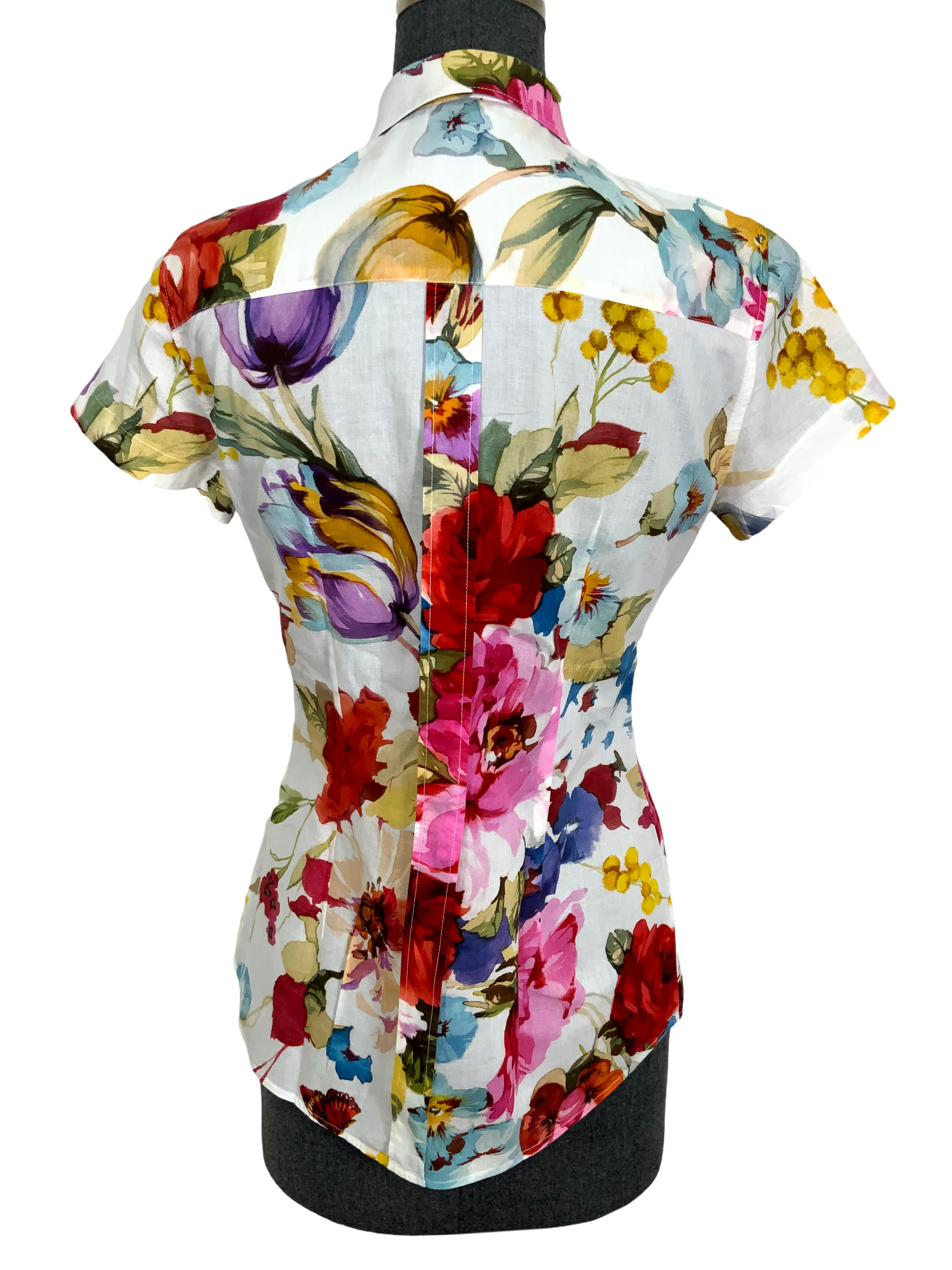 Dolce & Gabbana Floral Cotton T-Shirt Size S