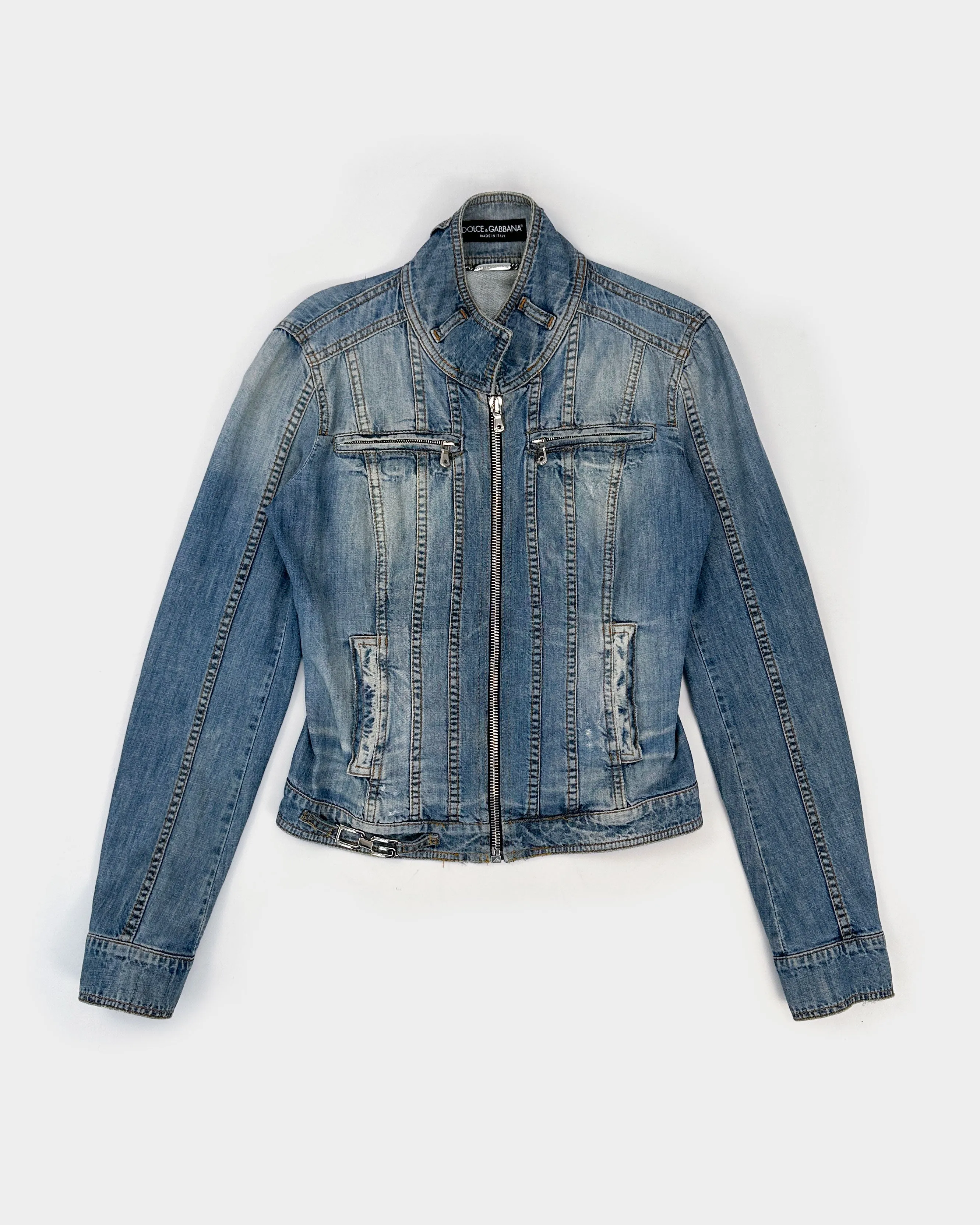 Dolce & Gabbana Panelled Denim Jacket 2000's