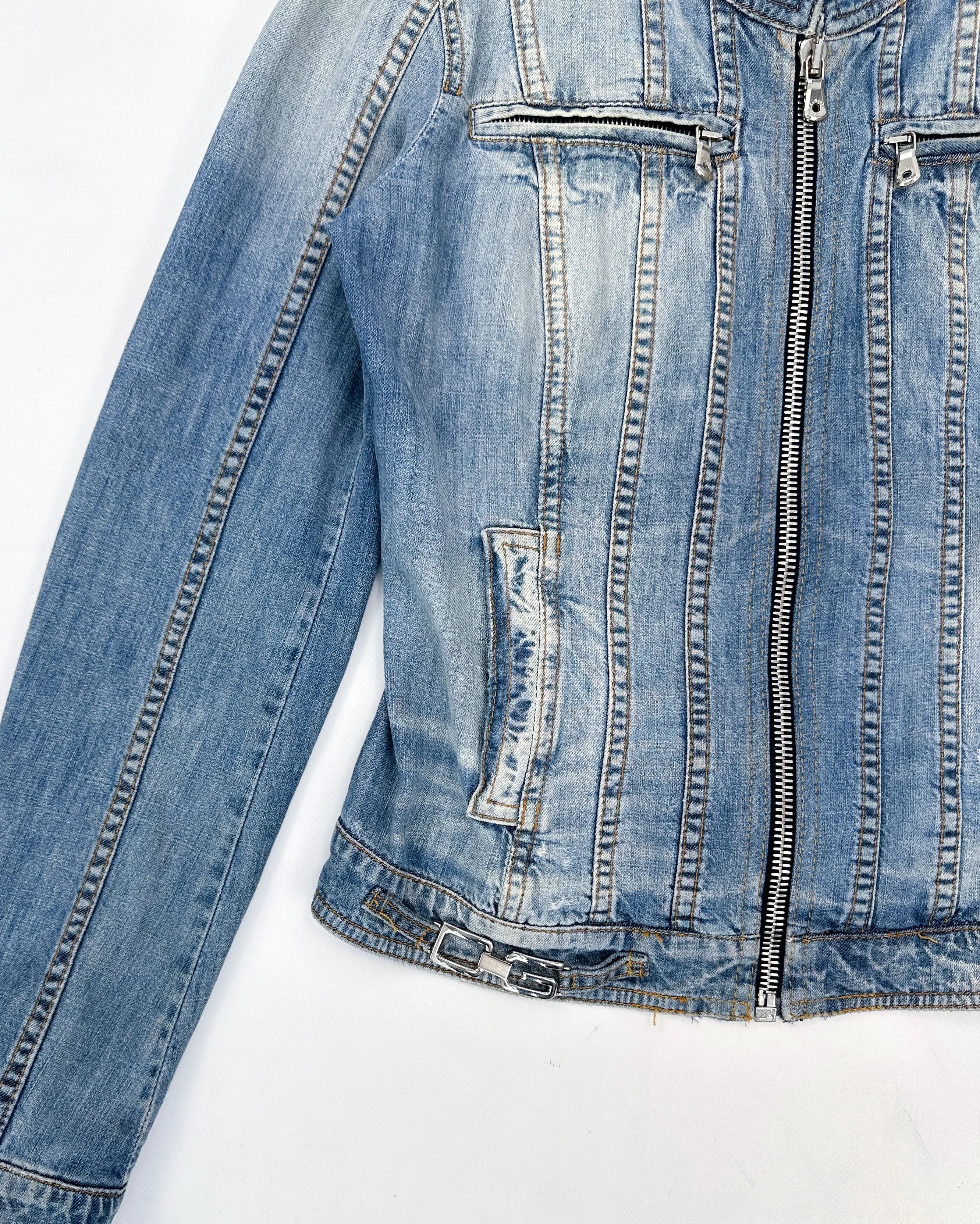 Dolce & Gabbana Panelled Denim Jacket 2000's