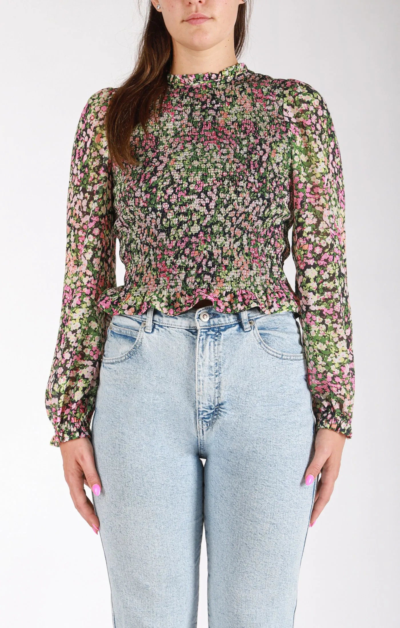 Dreaming in Floral Blouse