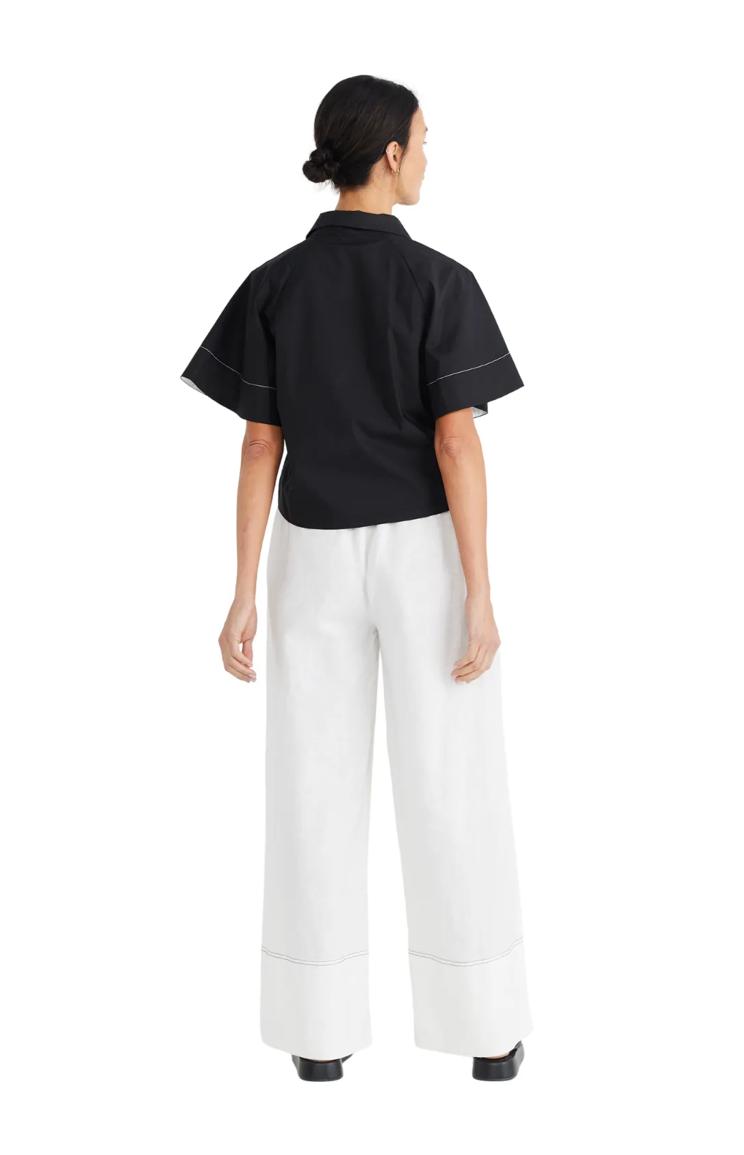 Elevate Linen Pant - White