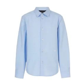 Emporio Armani Boys Blue Dress Shirt_ 3D4C09-4N89Z-F711