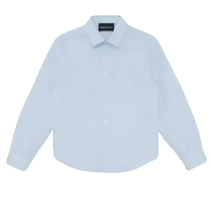 Emporio Armani Boys Blue Dress Shirt_3R4C09-4N7NZ