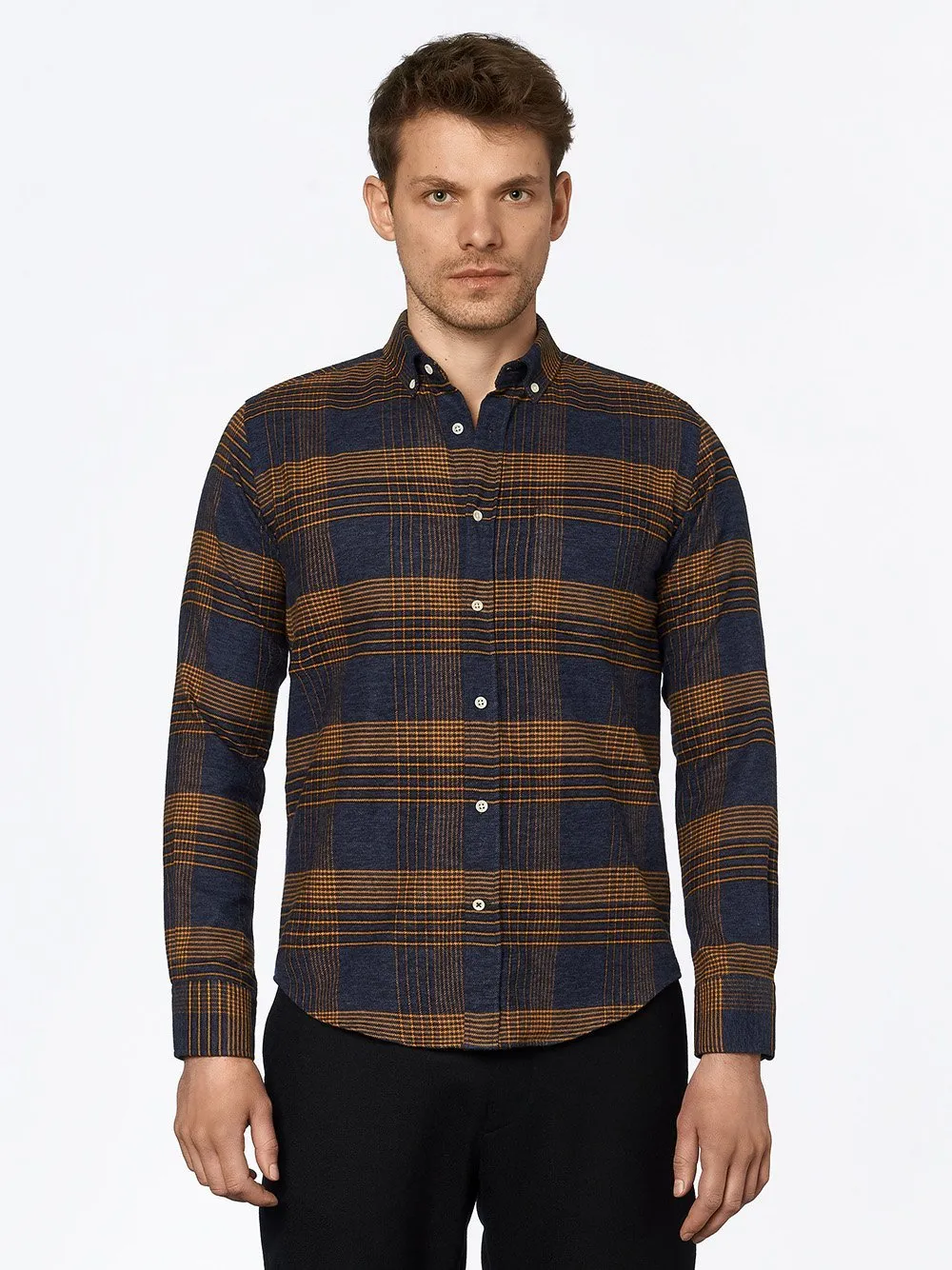 Flannel Shirt Ursido Navy