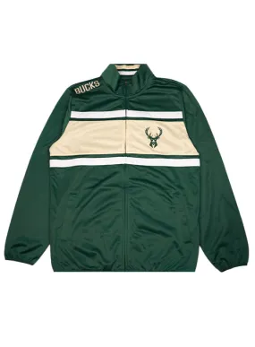 G-III Off Tackle Milwaukee Bucks Full-Zip Track Jacket