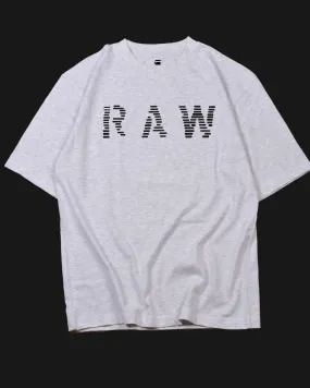 G STAR RAW Raw Logo Print T-Shirt Grey