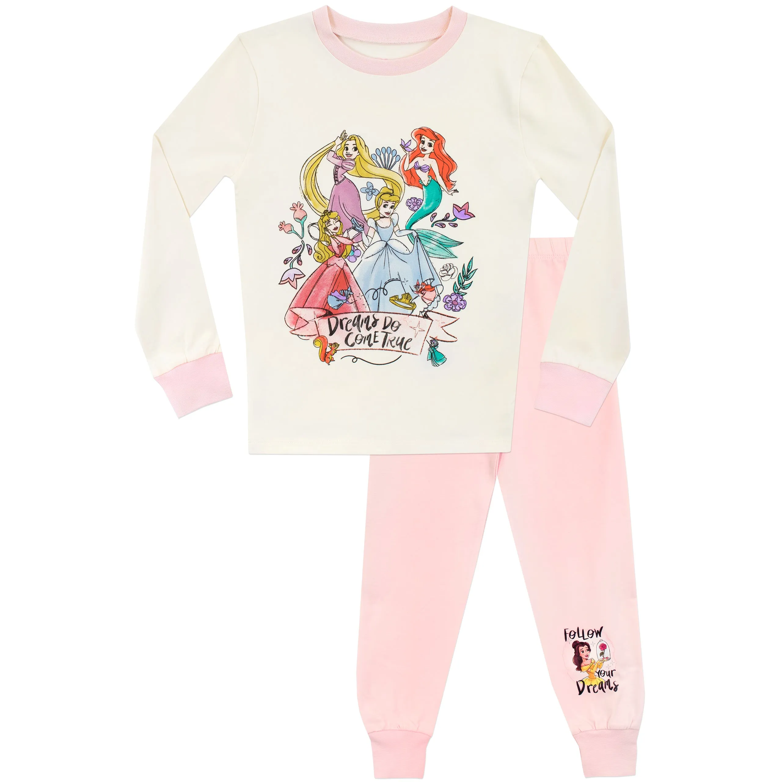 Girls Disney Princess Pajamas